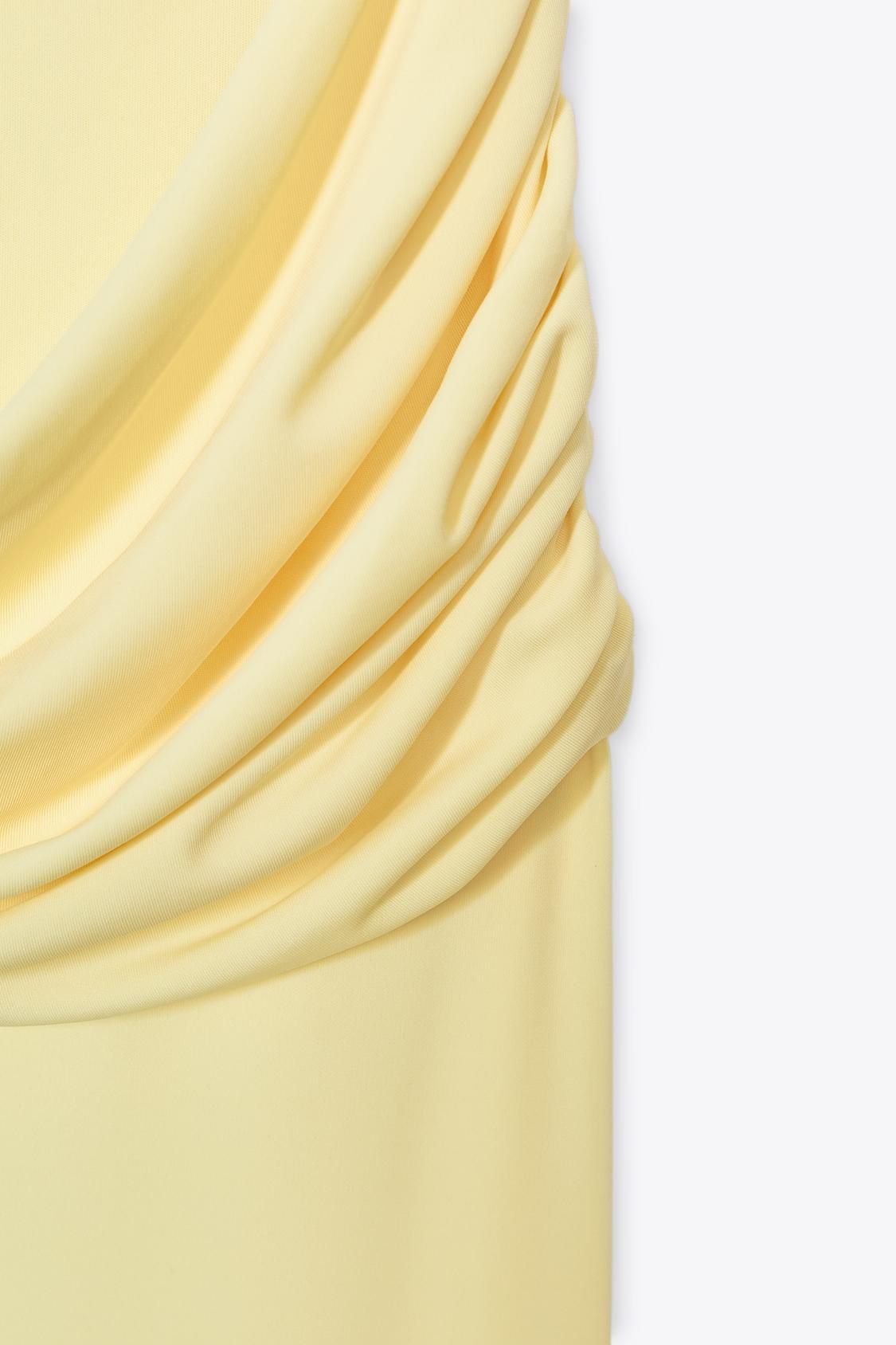 Sculpted Cape Knit Dress