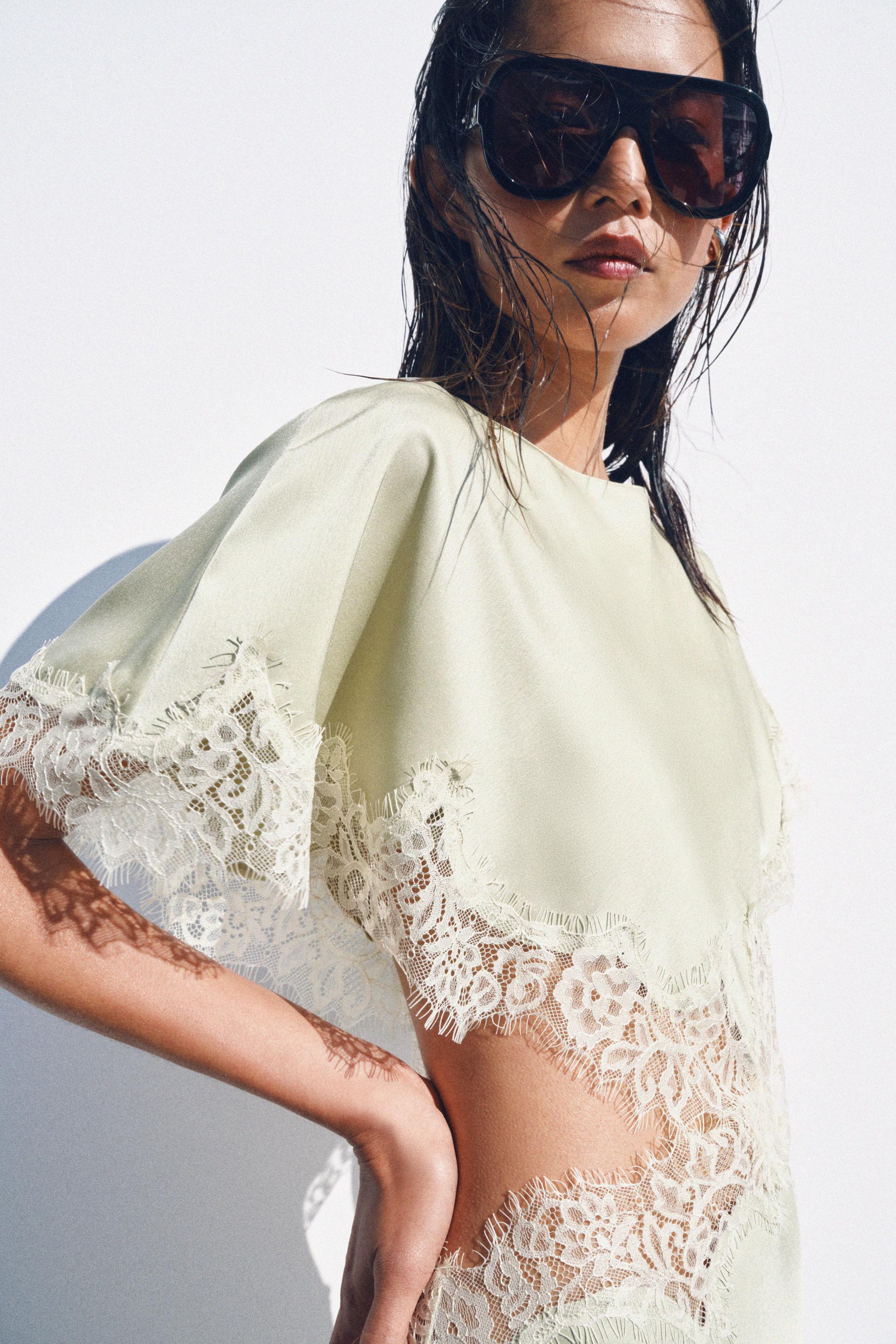Aveline Lace Midi Dress
