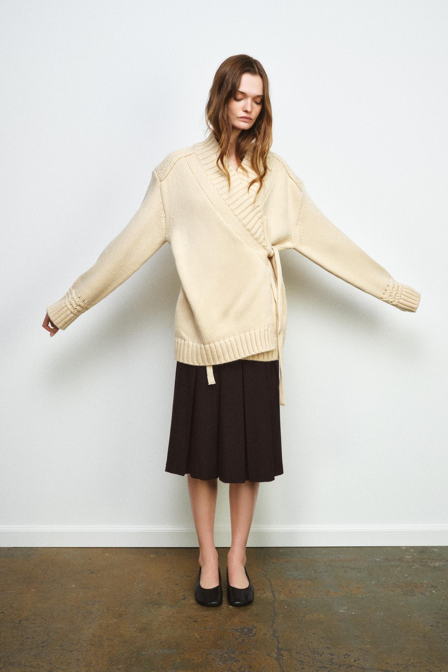 Élan Wrap Knit Vest