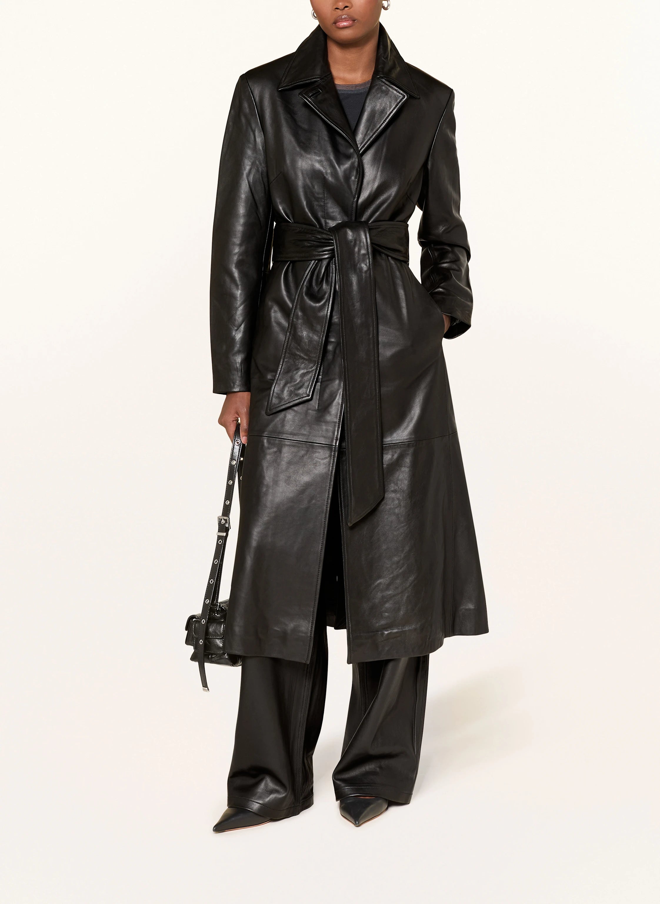 Tailored Leather Coat