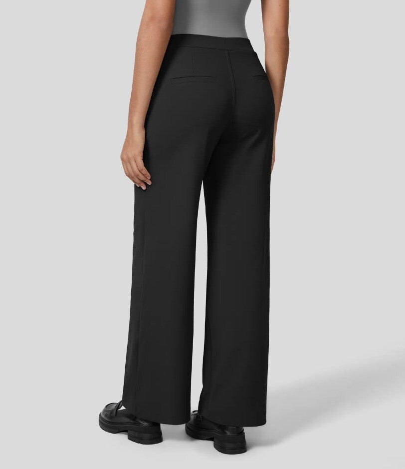Lunara Wide-Leg Trousers