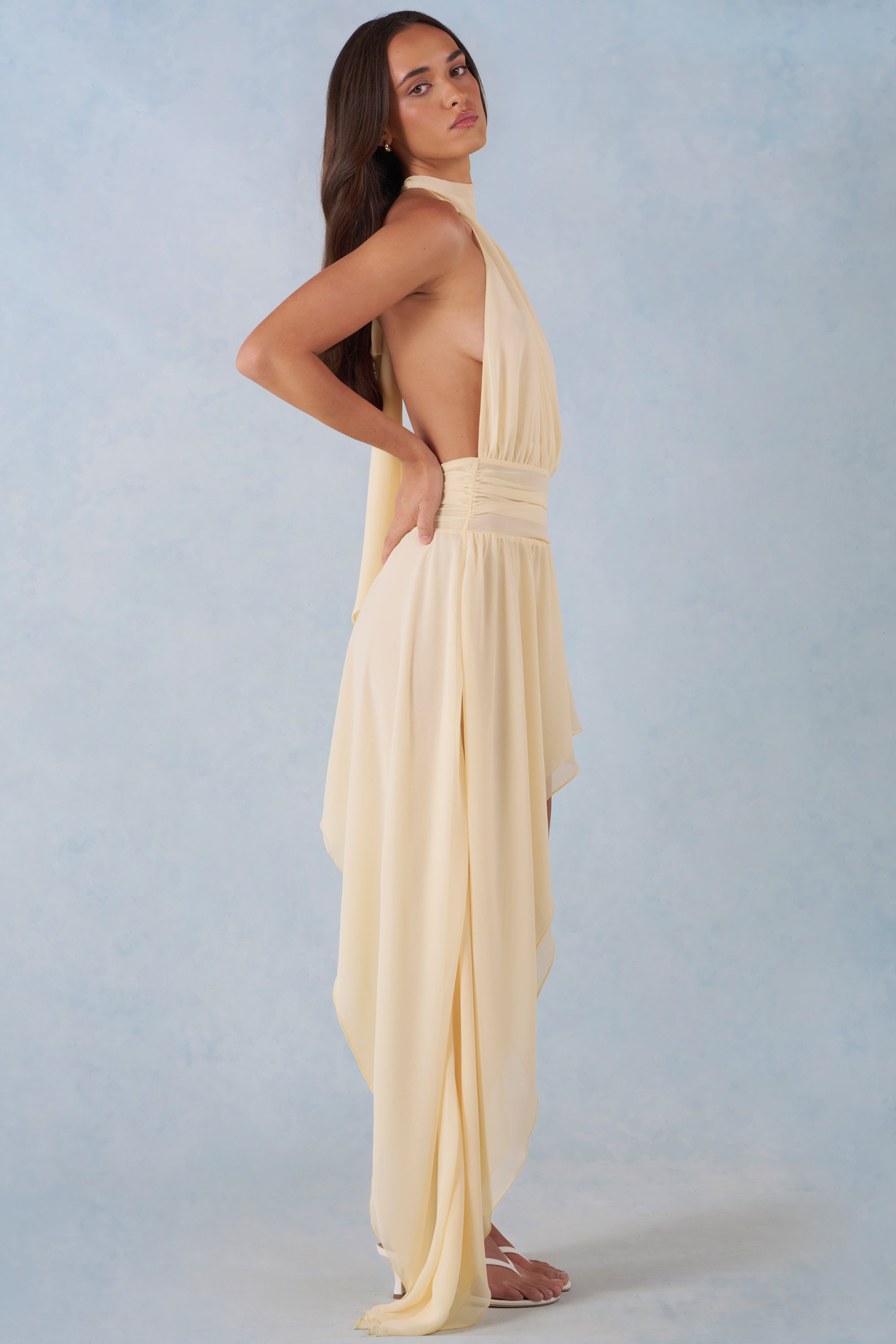 Zahara Halter Maxi Dress