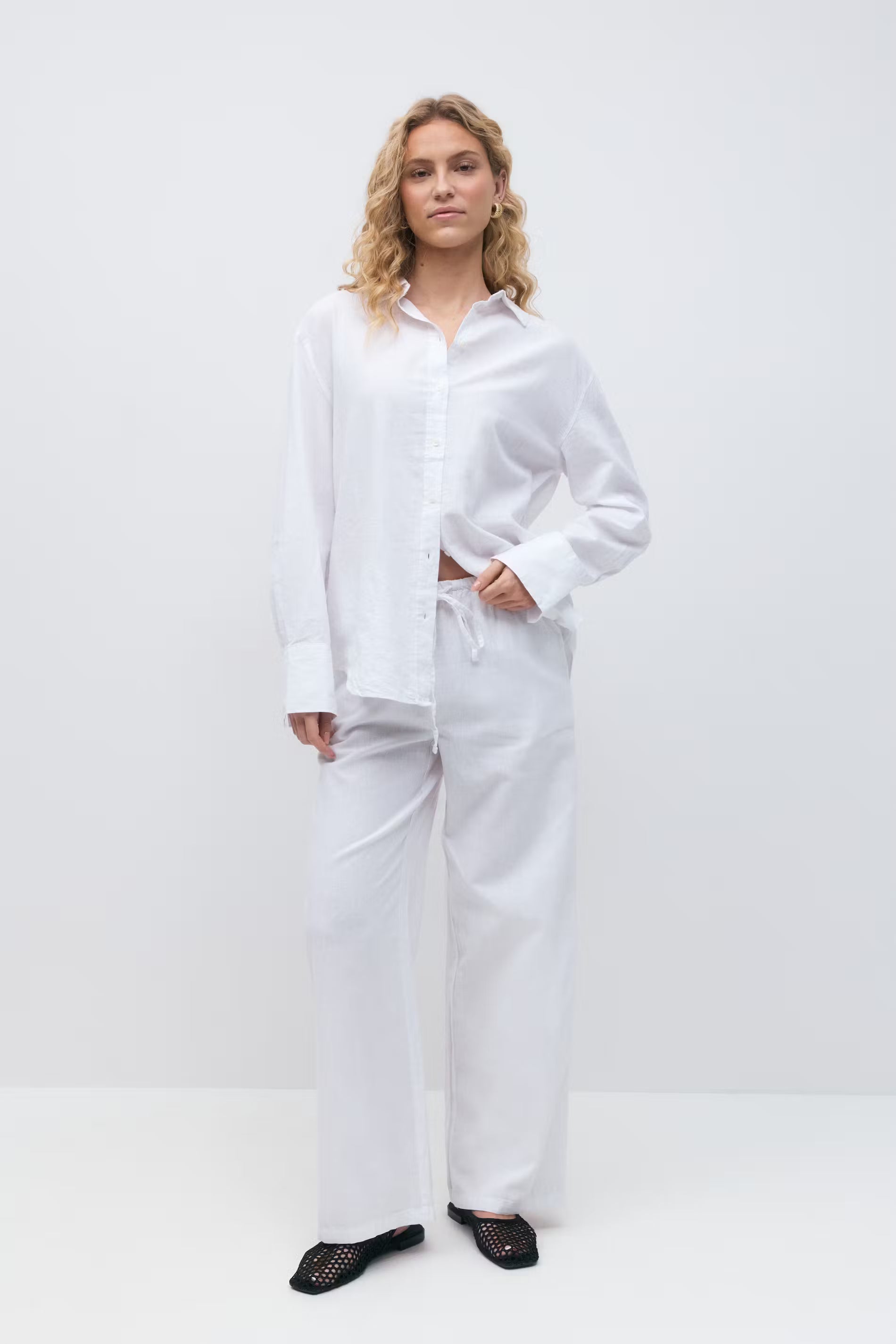 Amaya Linen Blend Trousers