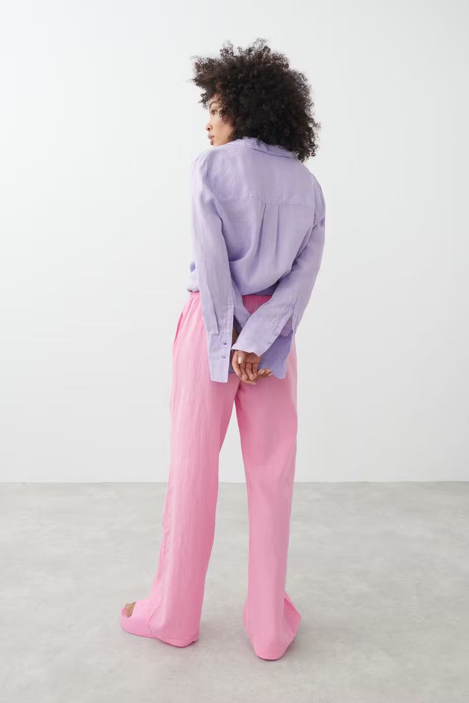 Amaya Linen Blend Trousers
