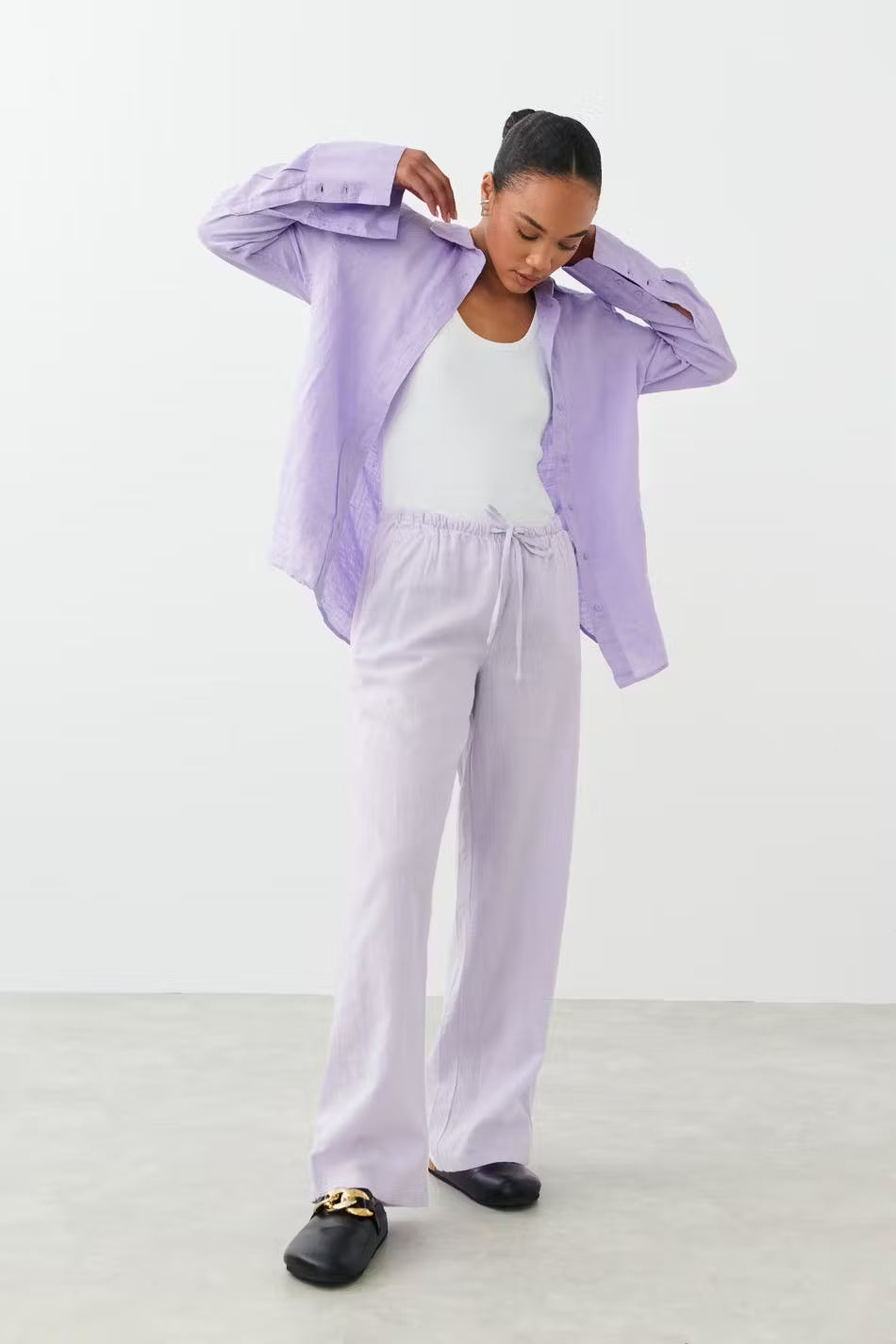 Amaya Linen Blend Trousers