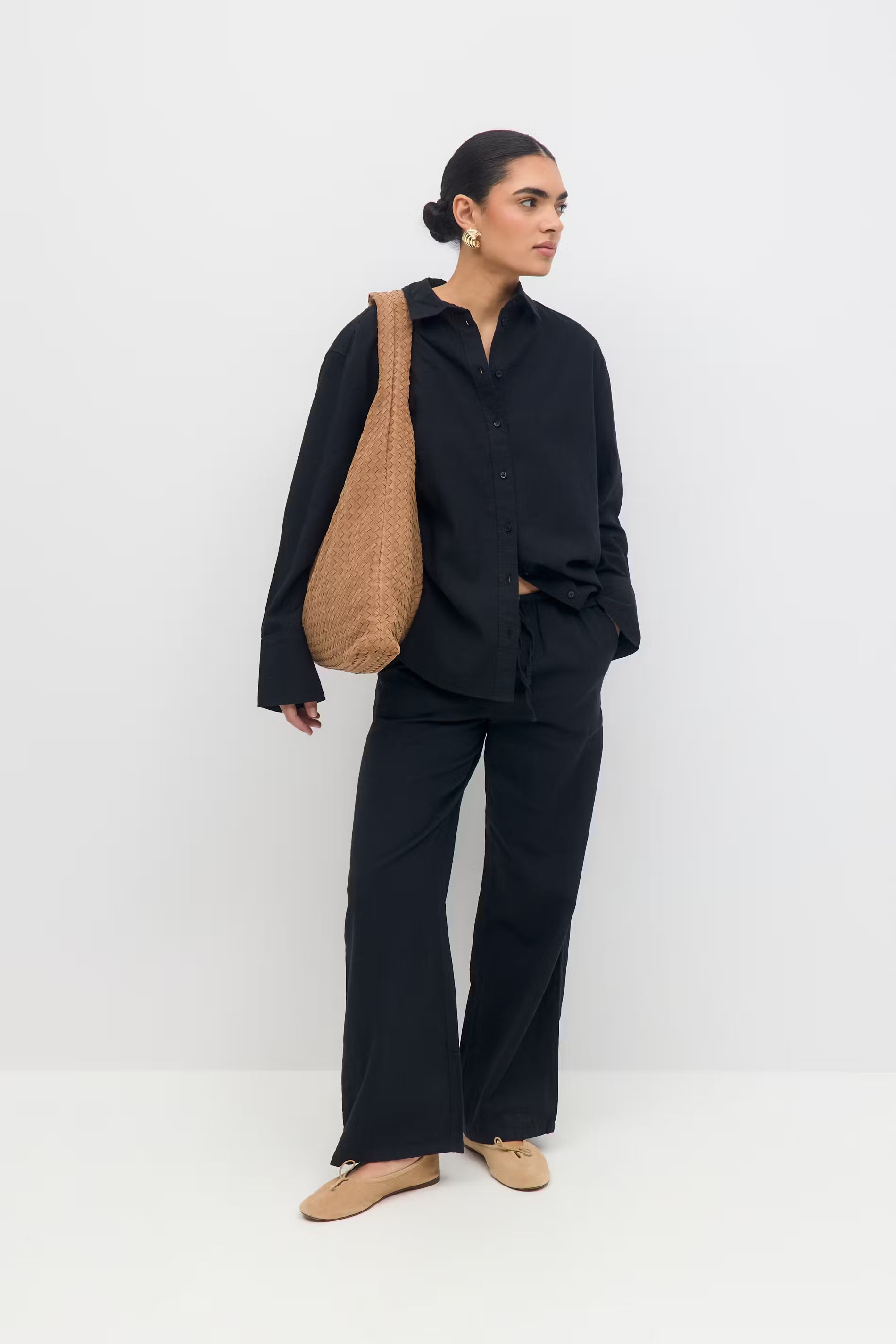 Amaya Linen Blend Trousers