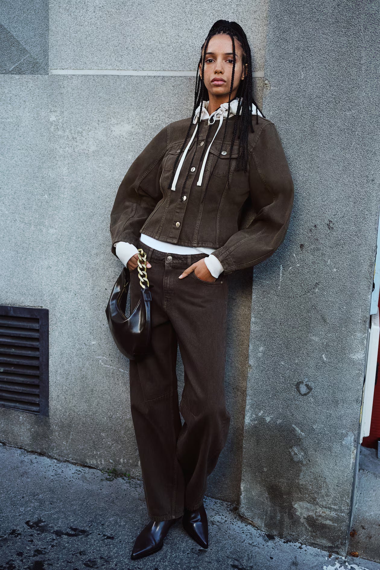 Alora | Denim Shirt Blouse