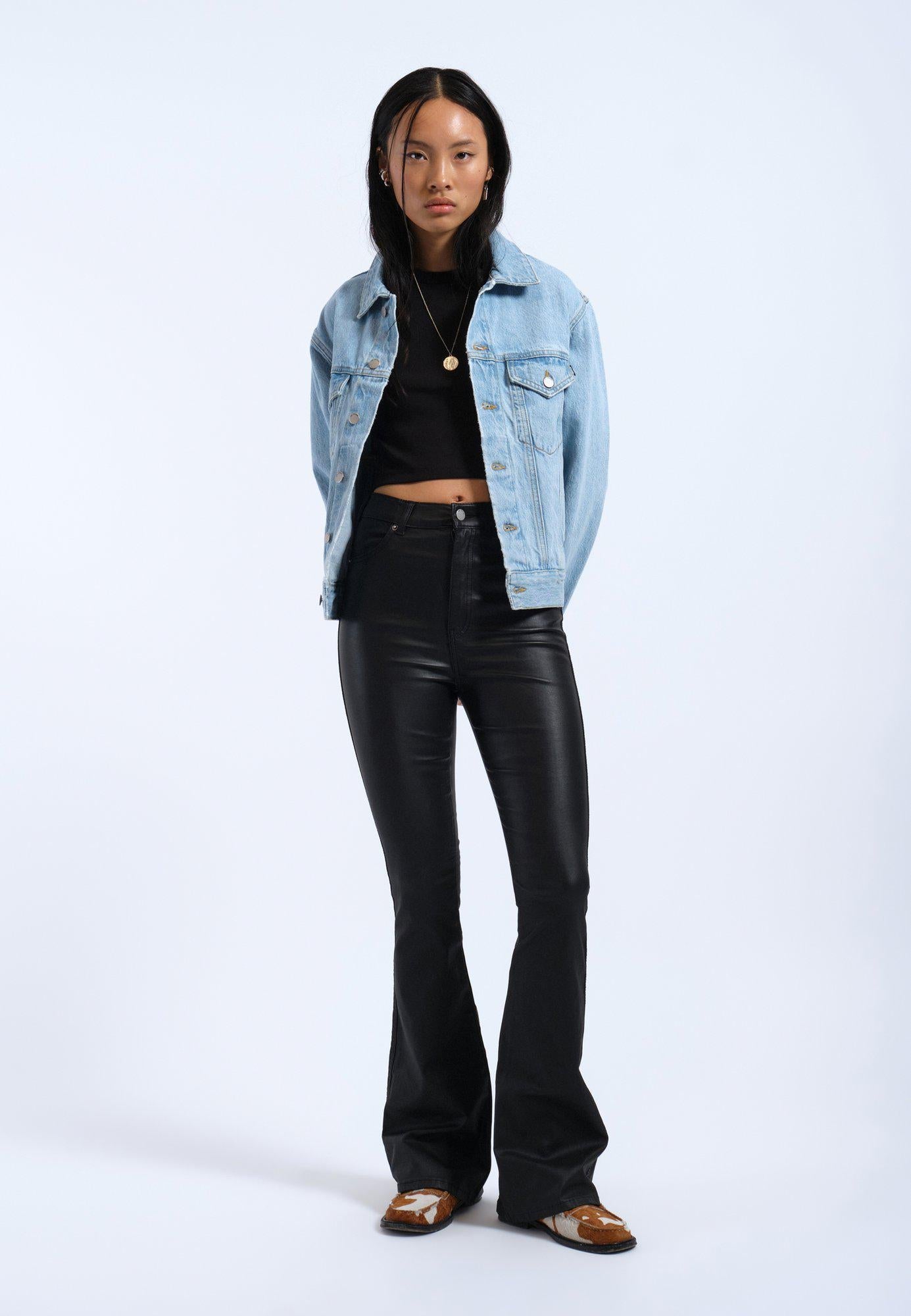 Melina Flare Leather Pants