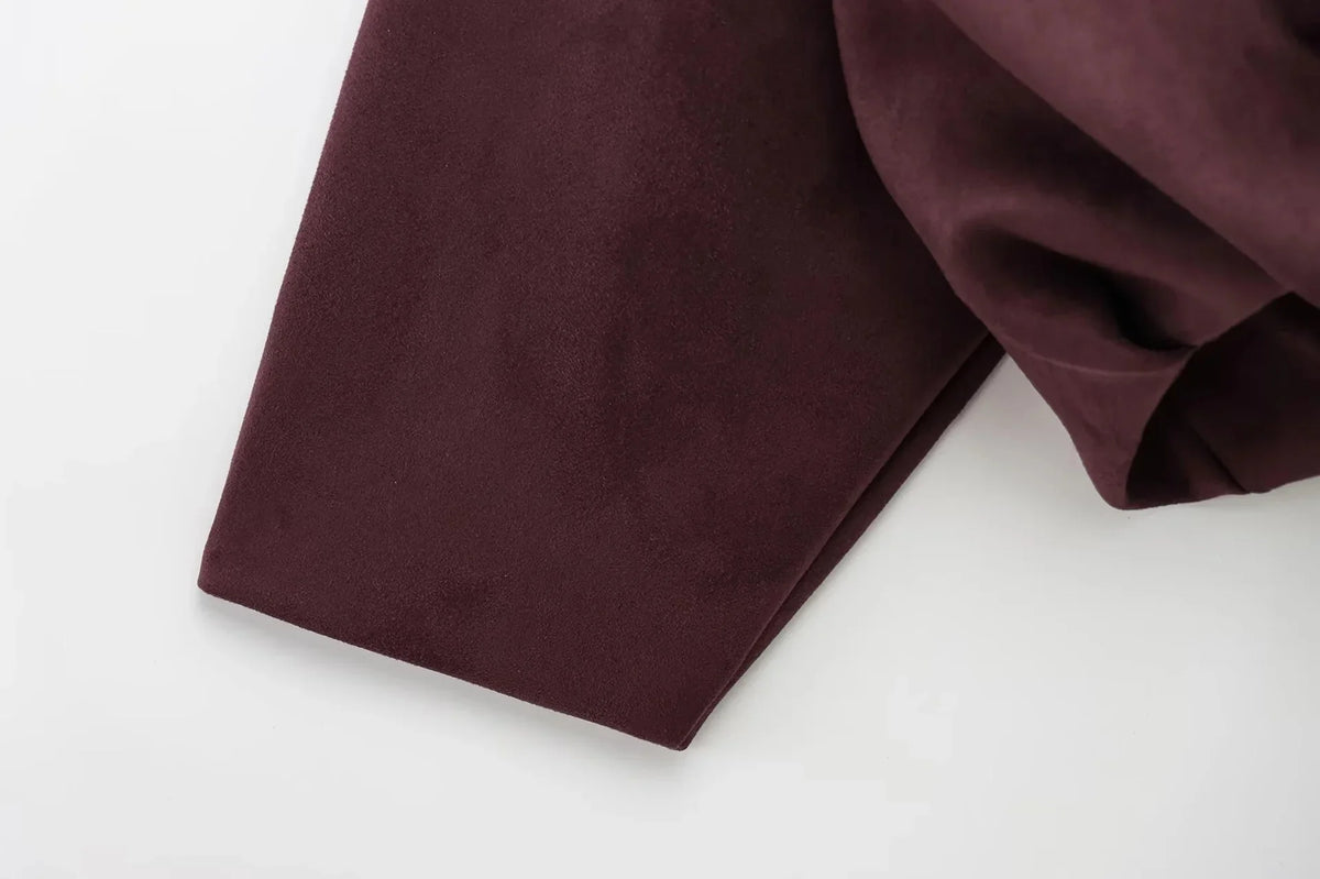 Suede Effect Jacket