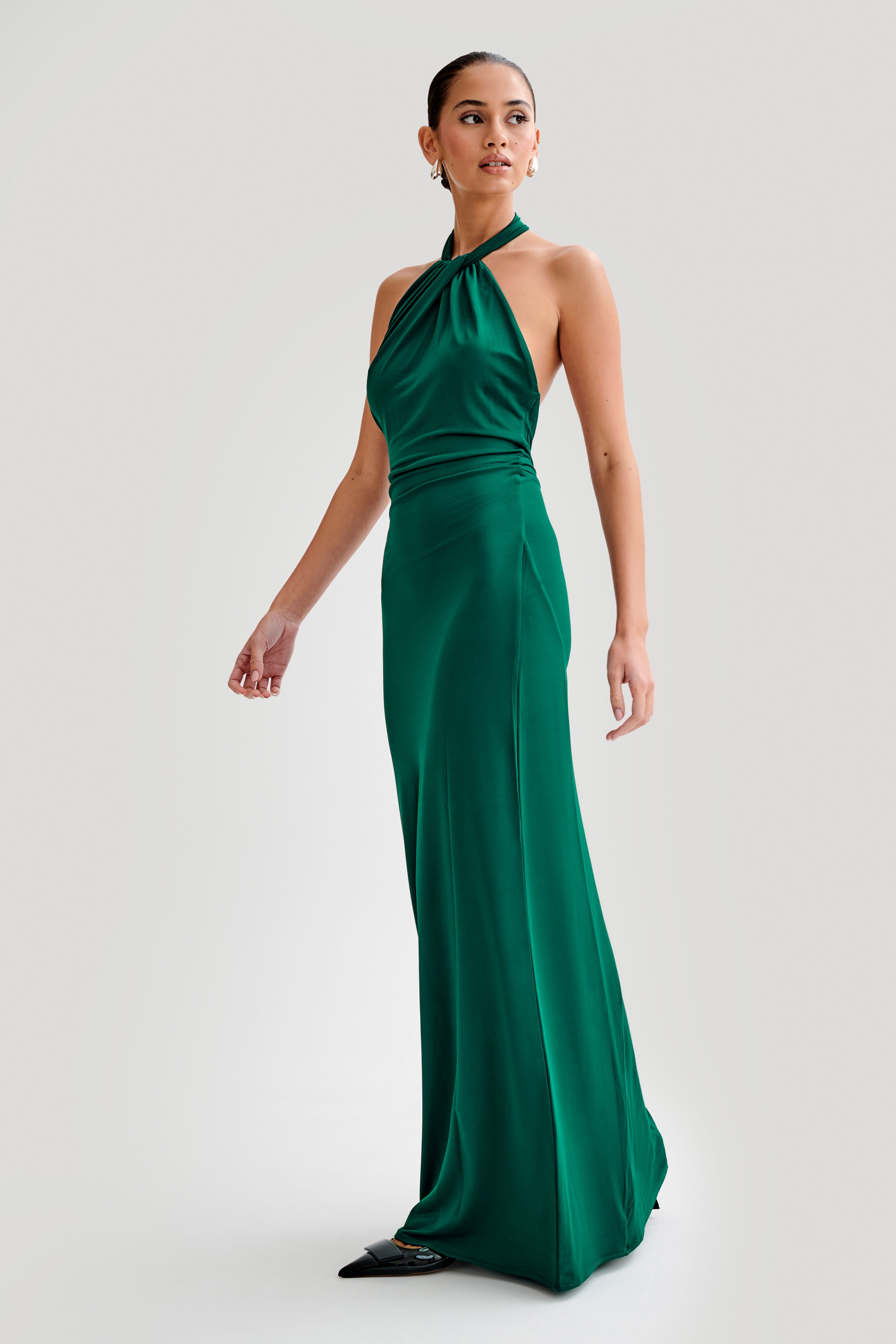 Elyna Halter Maxi Dress