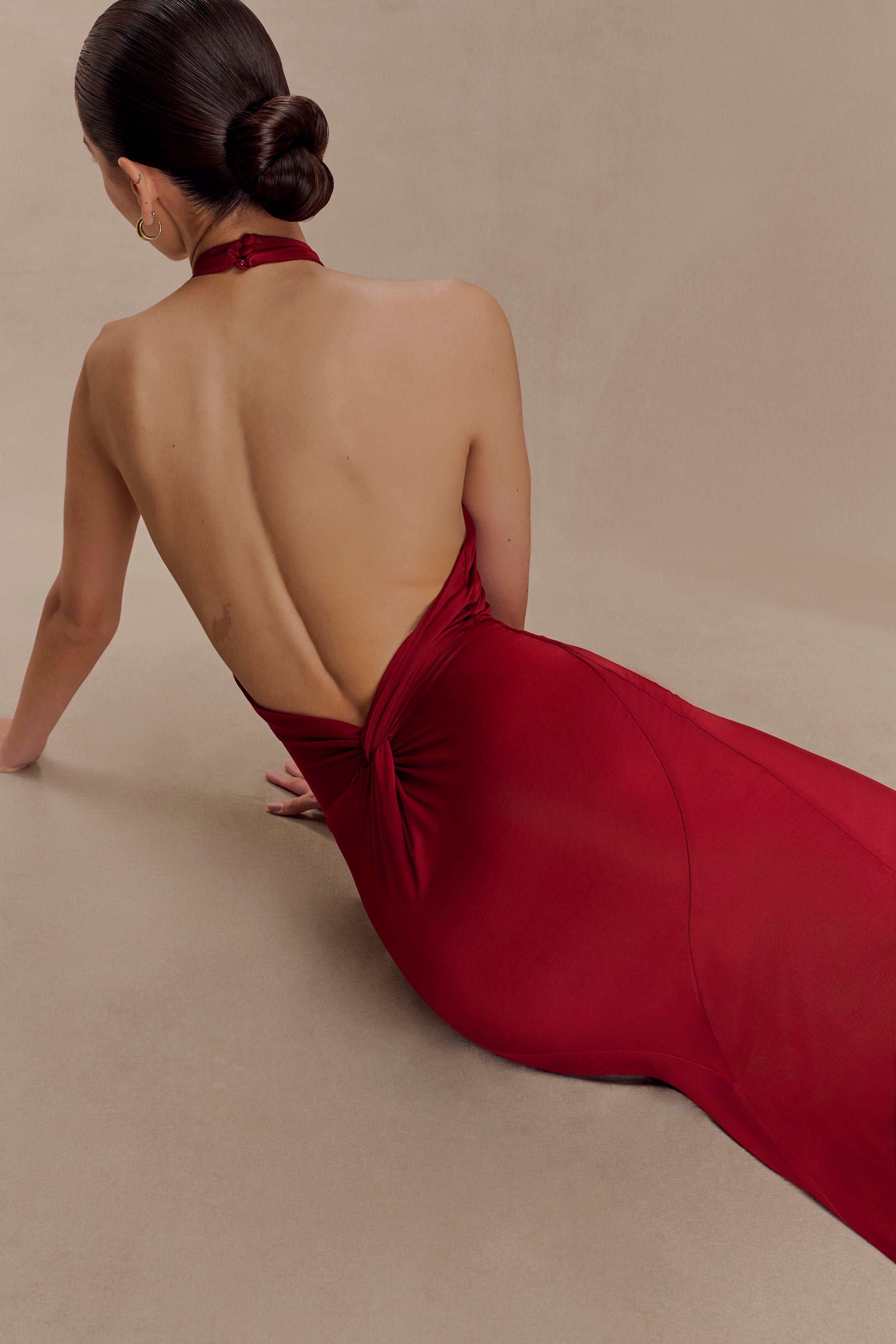 Elyna Halter Maxi Dress