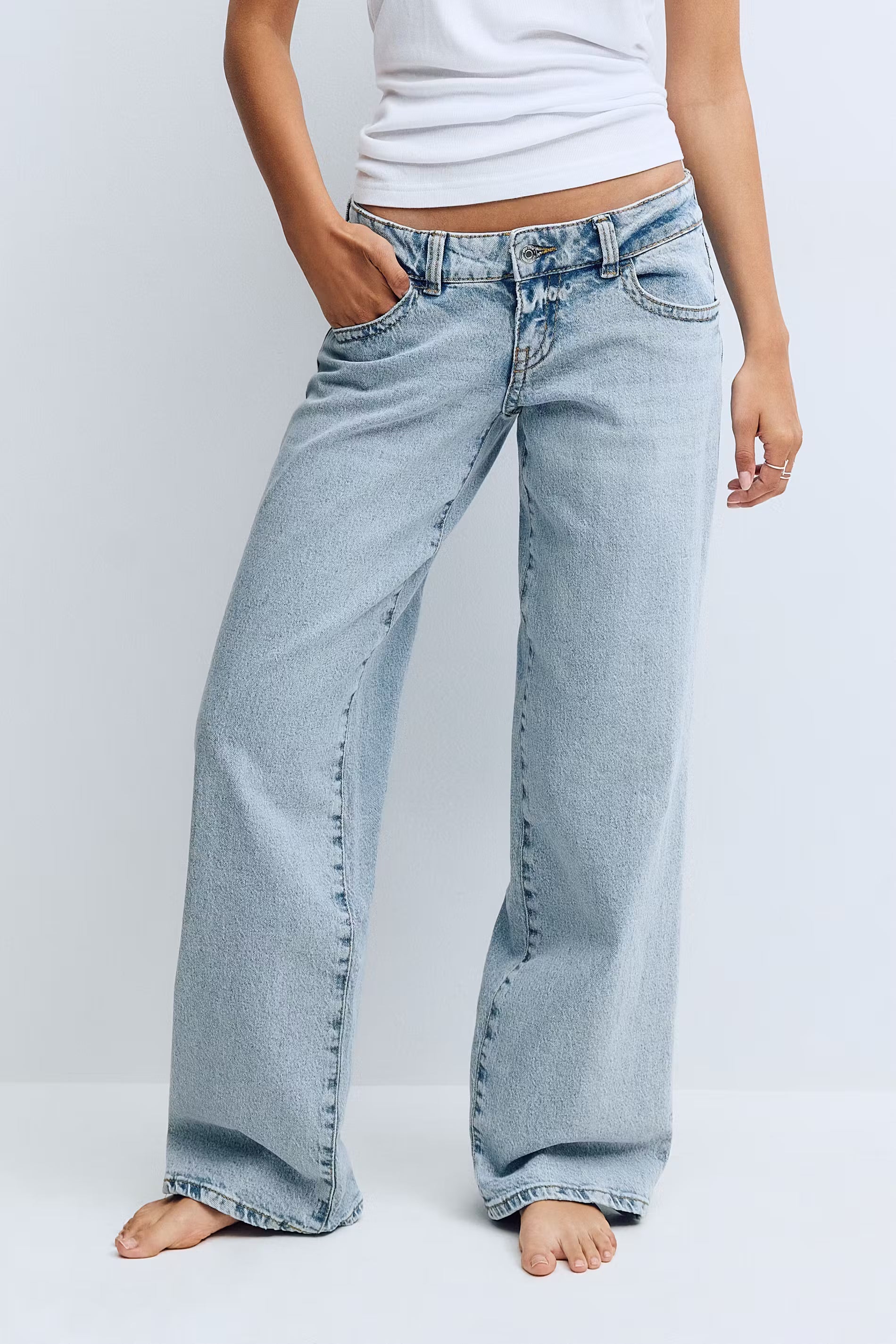 Eleni Low Wide Jeans