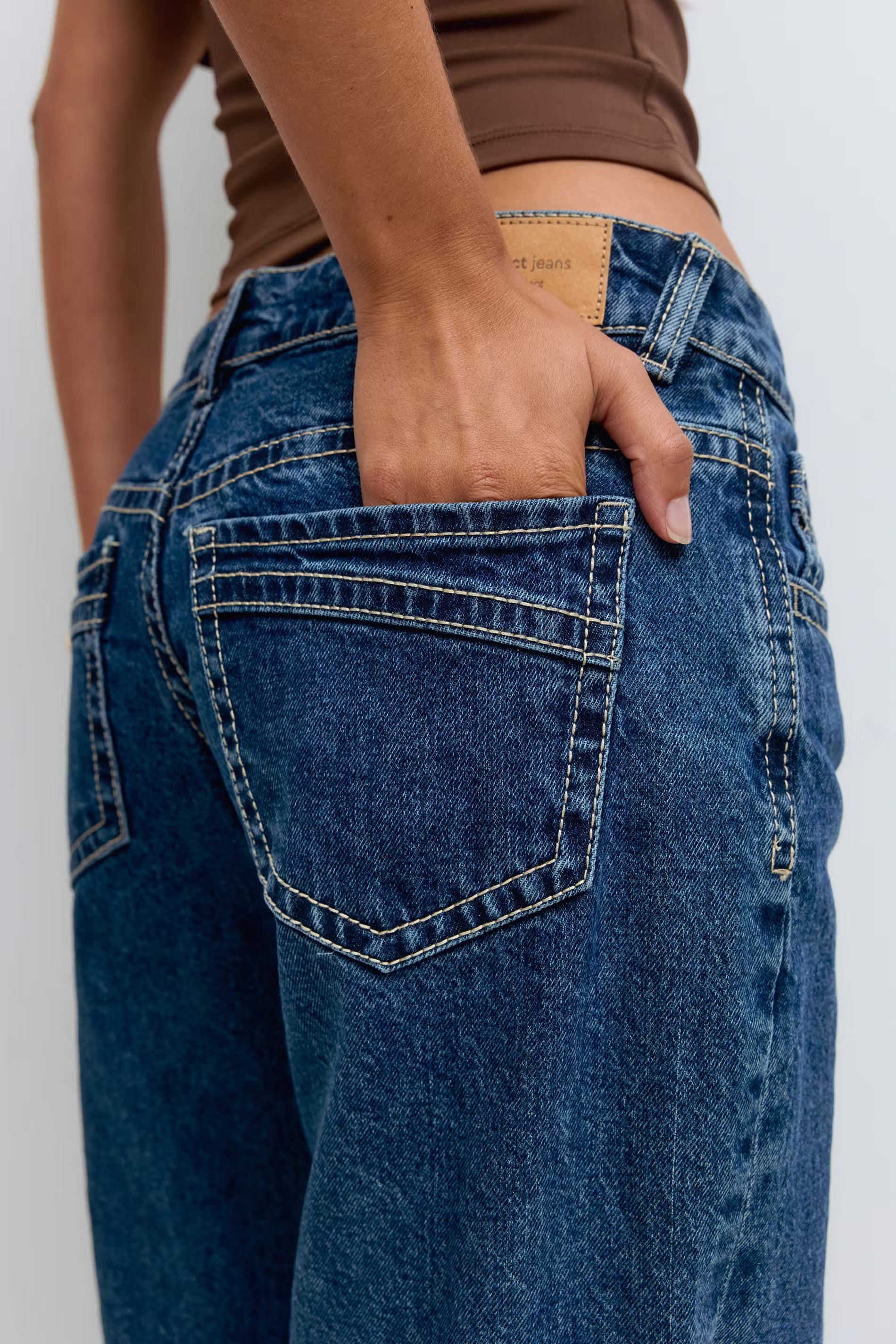 Eleni Low Wide Jeans