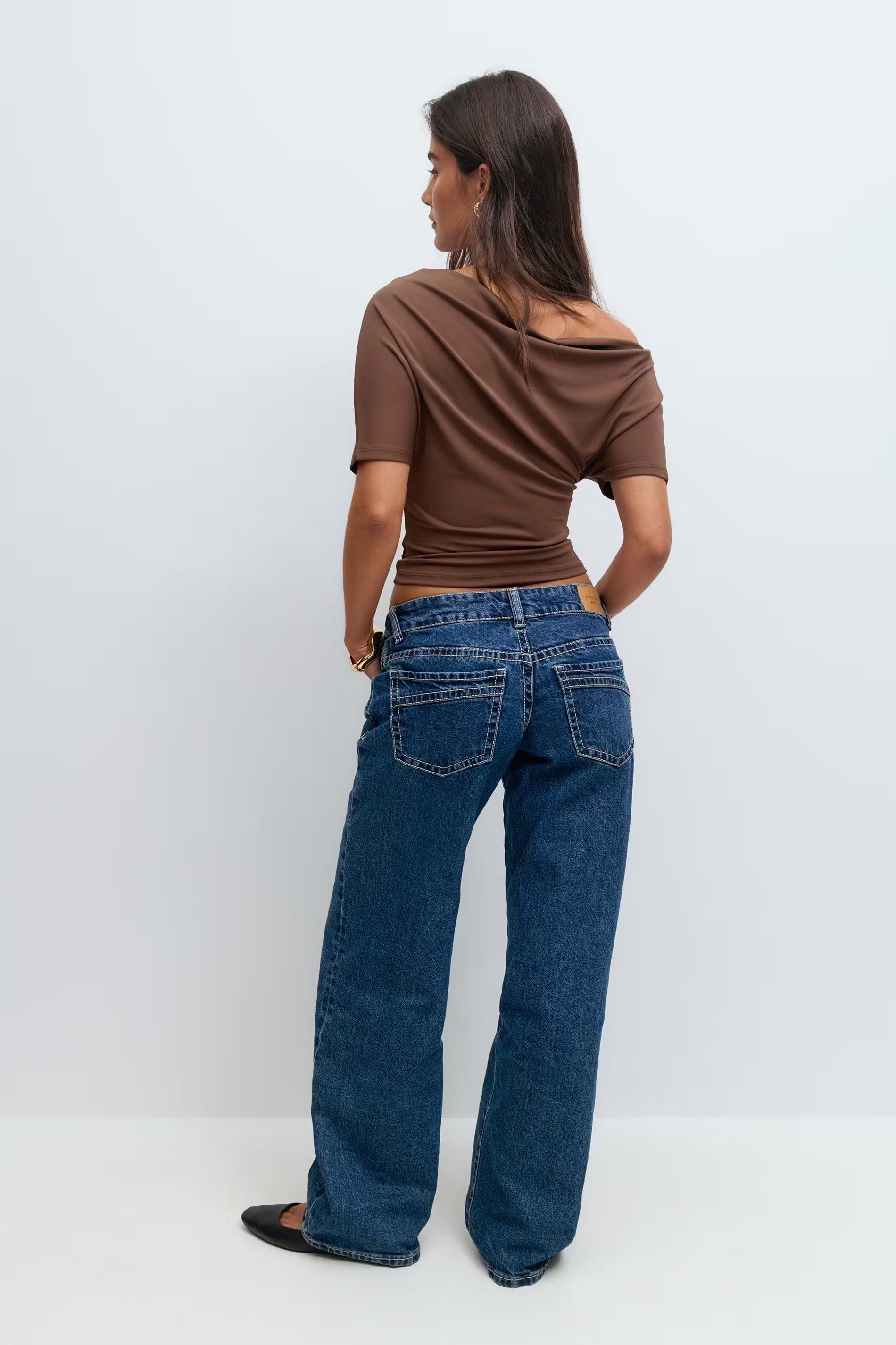 Eleni Low Wide Jeans