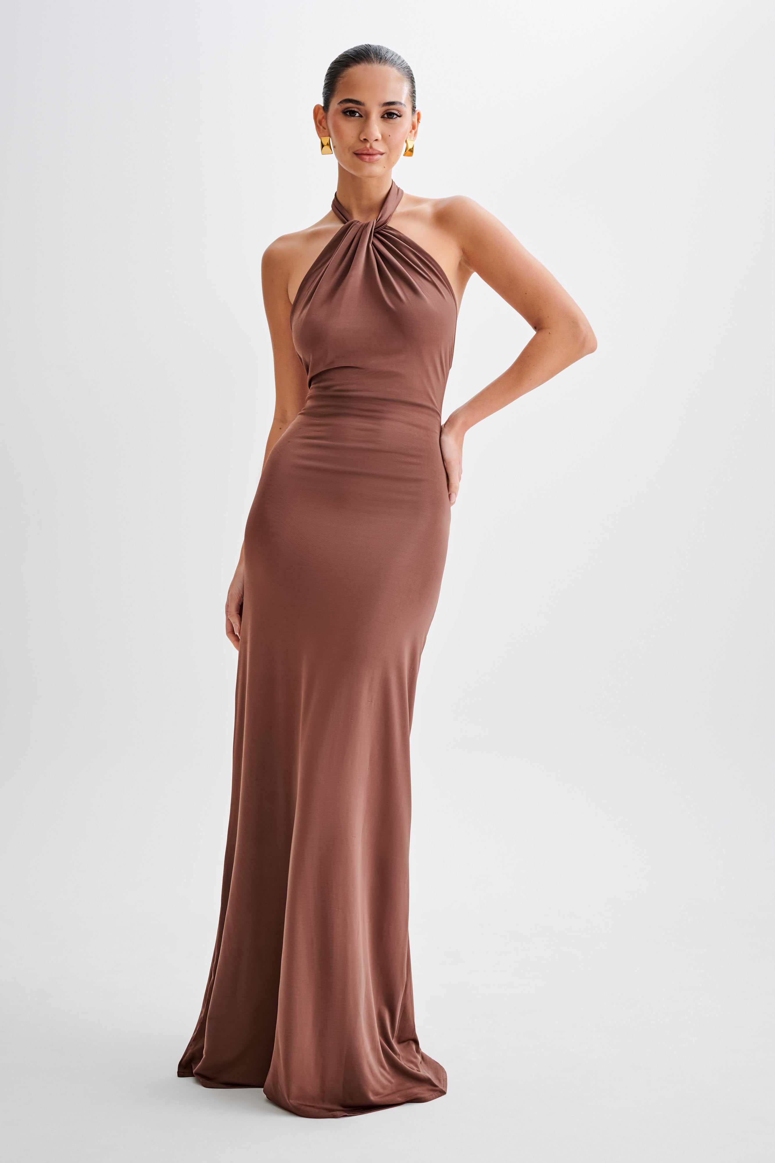Elyna Halter Maxi Dress