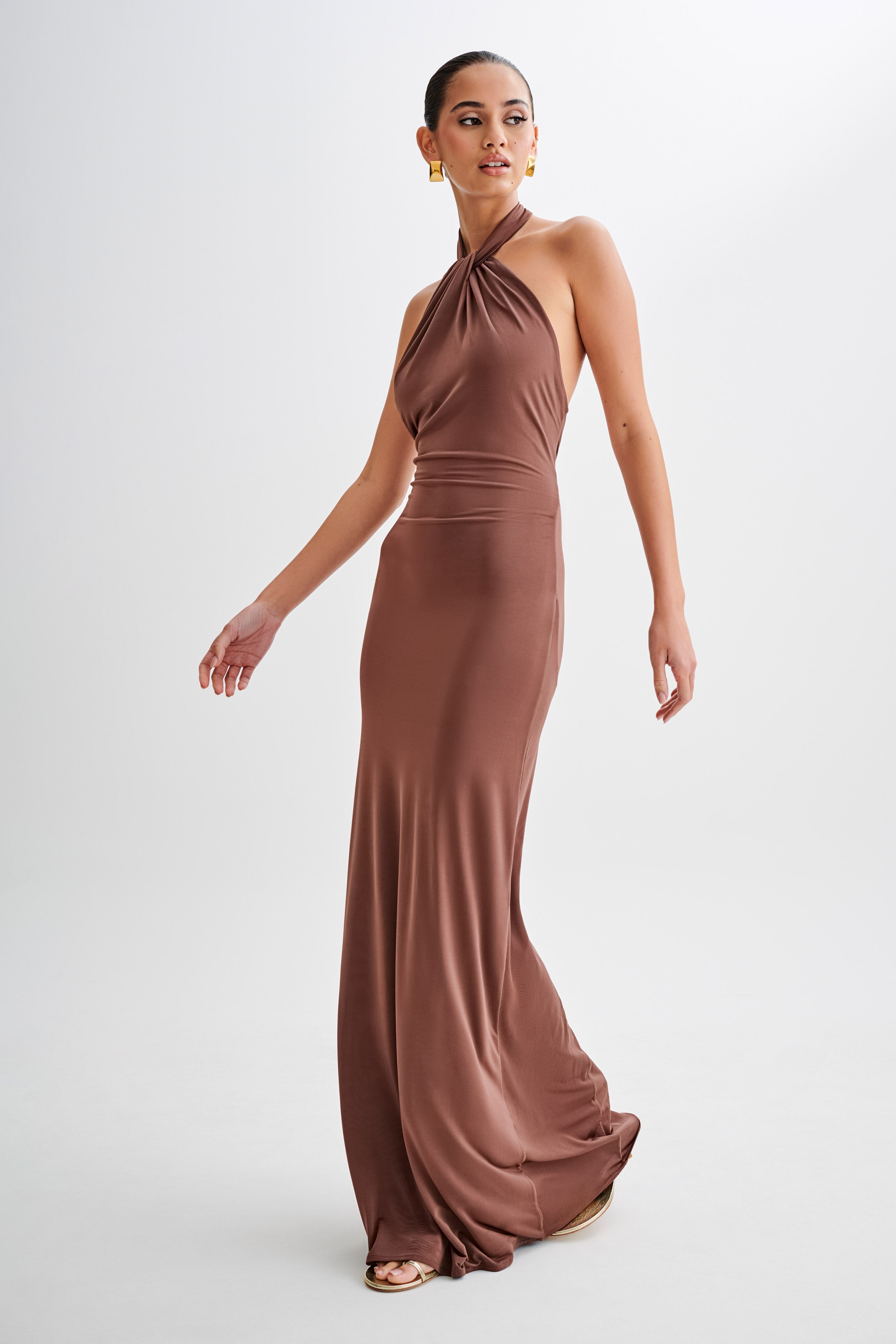 Elyna Halter Maxi Dress