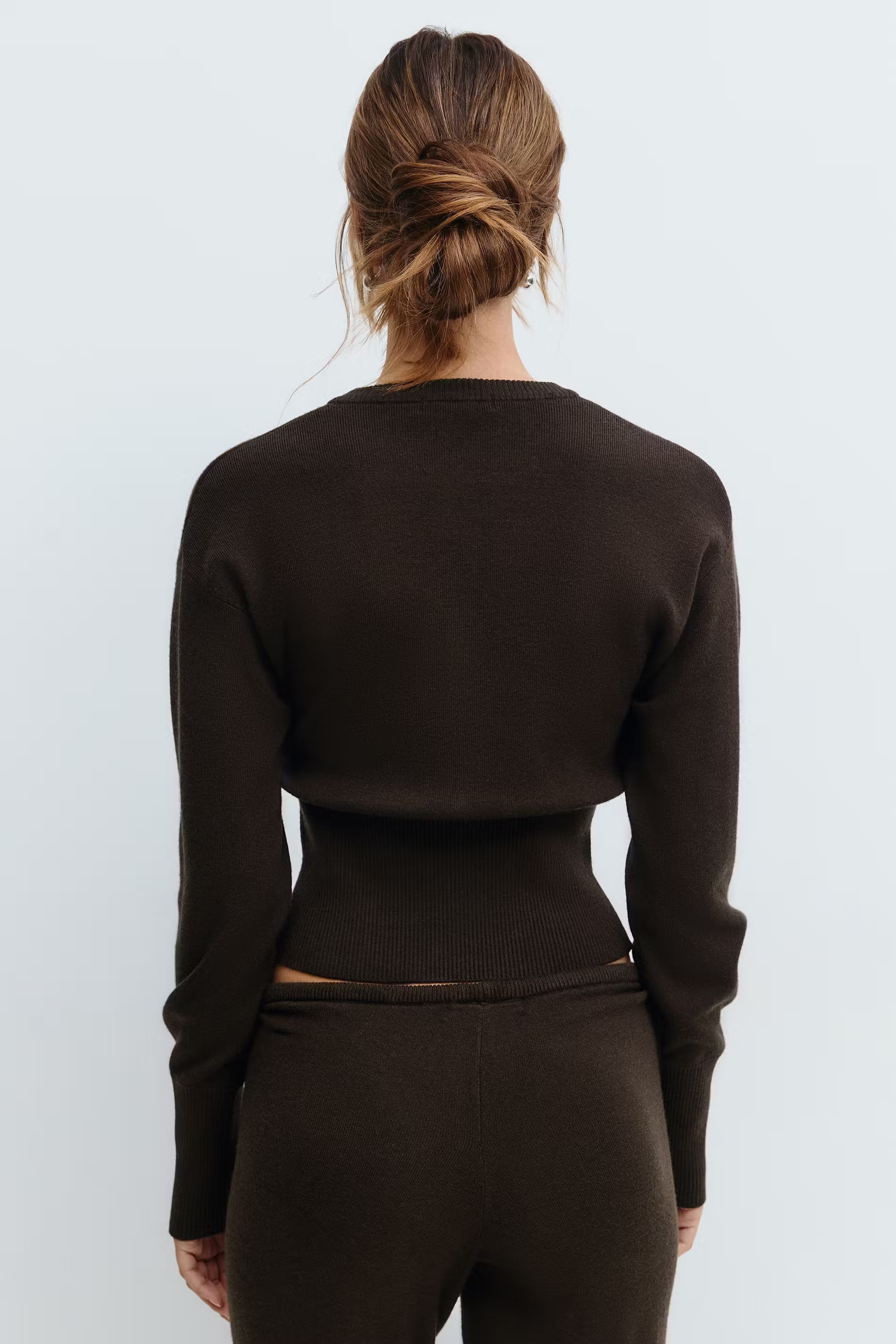 Ribbed Fitted Knit Set