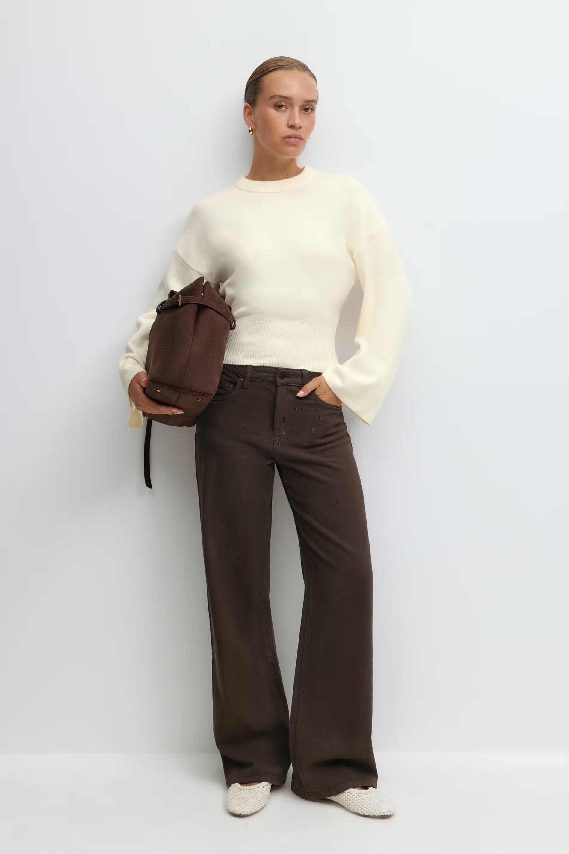 Claudia Sleeve Knitted Top