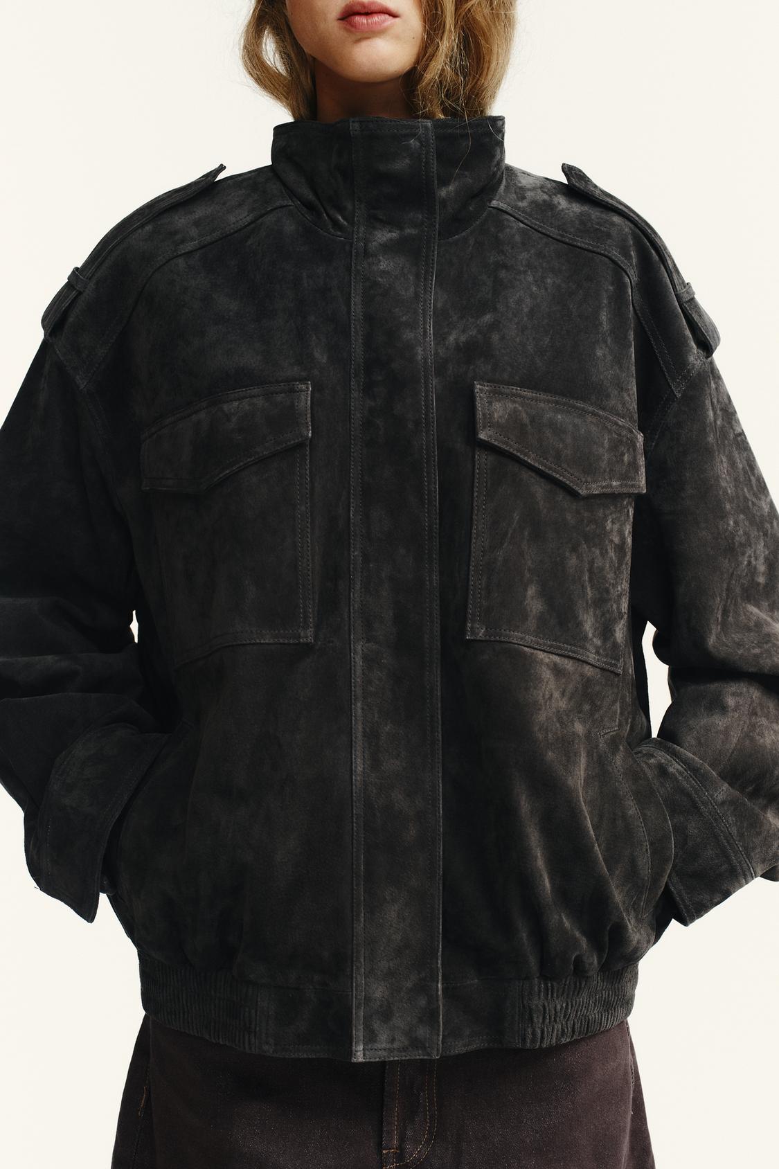 Arielle | Suede Leather Jacket