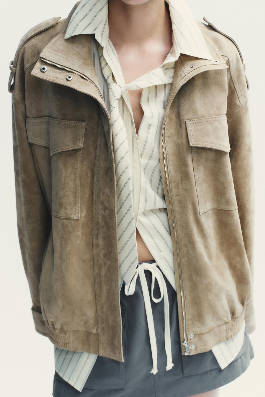 Arielle | Suede Leather Jacket