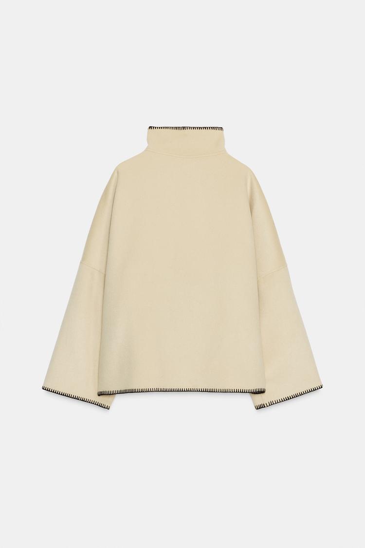 Wool Stitch Coat