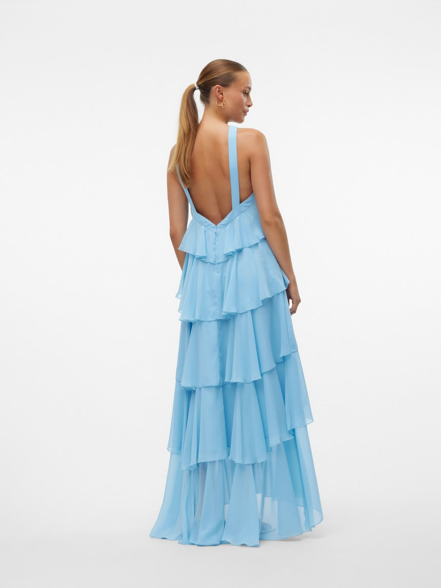 Élan Halter Maxi Dress