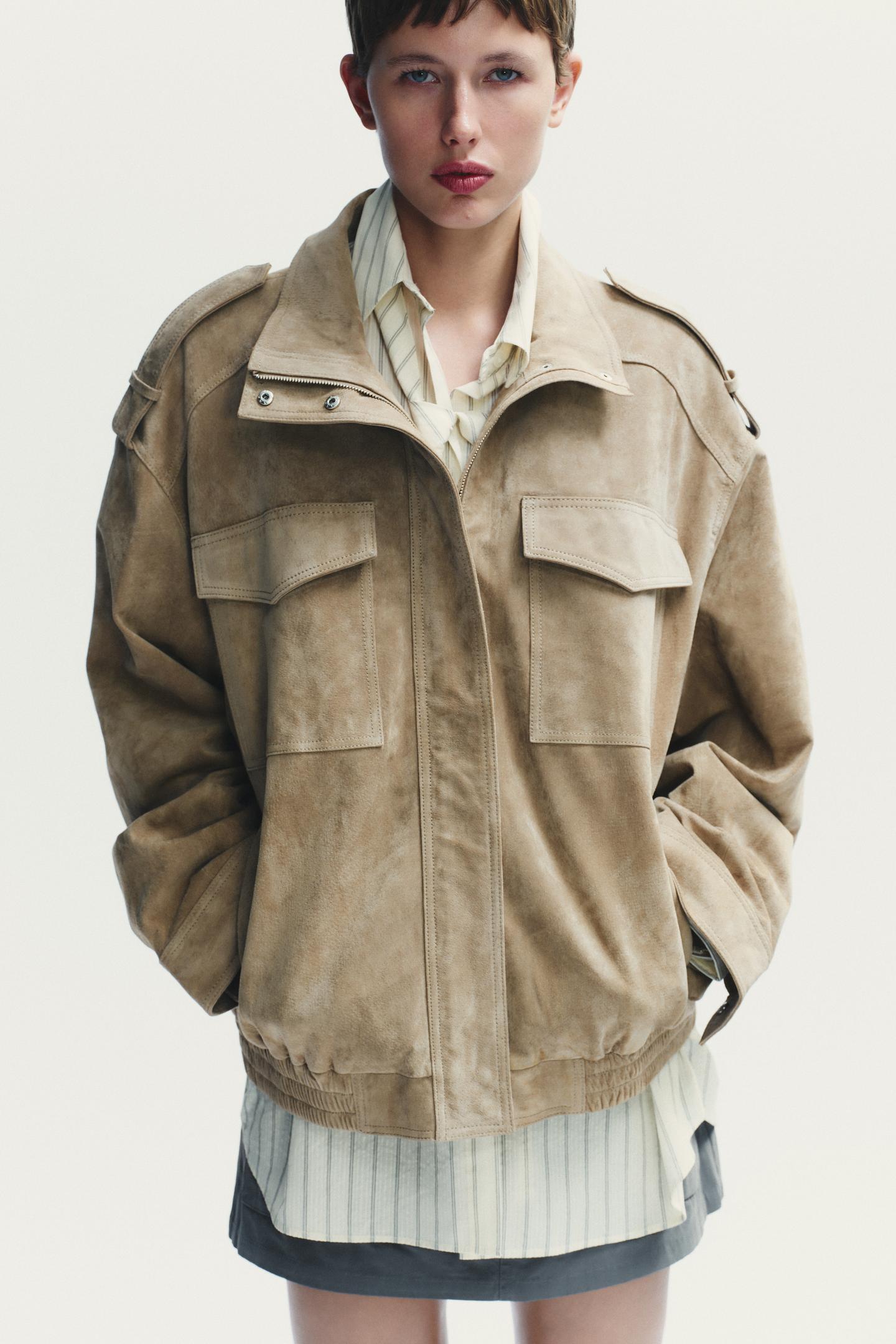 Arielle | Suede Leather Jacket