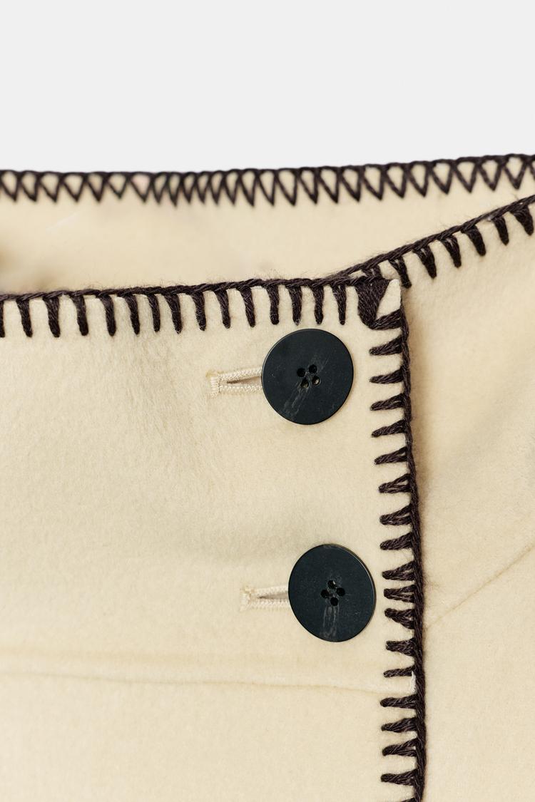 Wool Stitch Coat