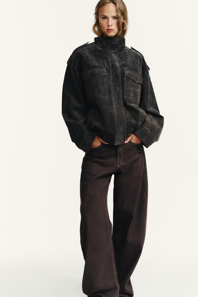 Arielle | Suede Leather Jacket