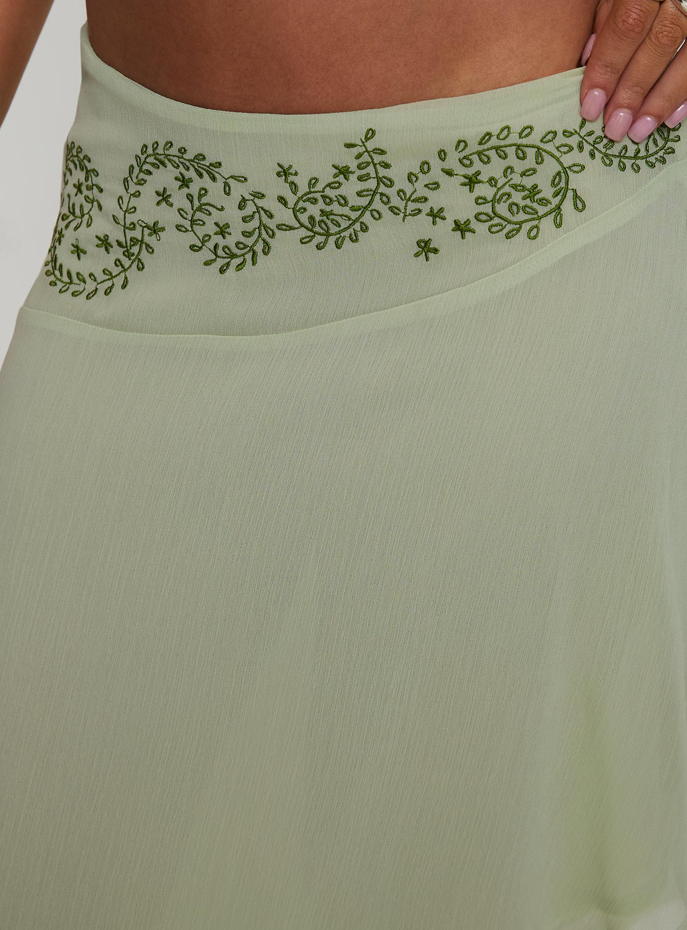 Elise Embroidered Skirt