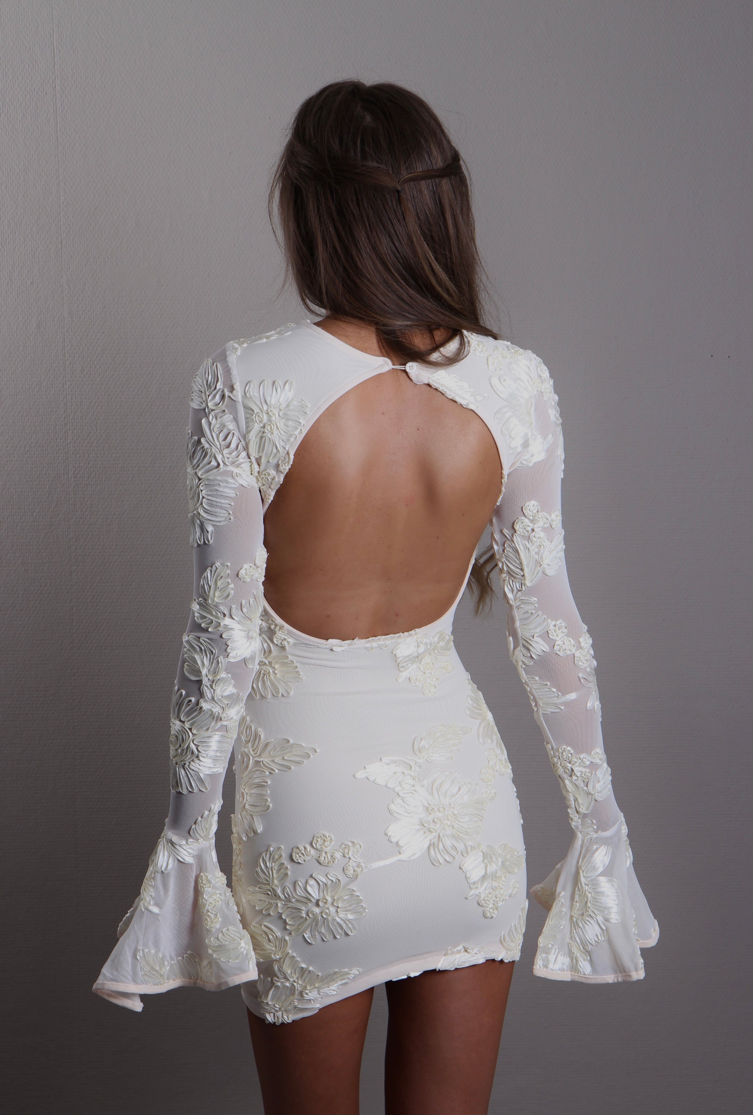 Flora Open Back Dress