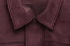 Suede Effect Jacket