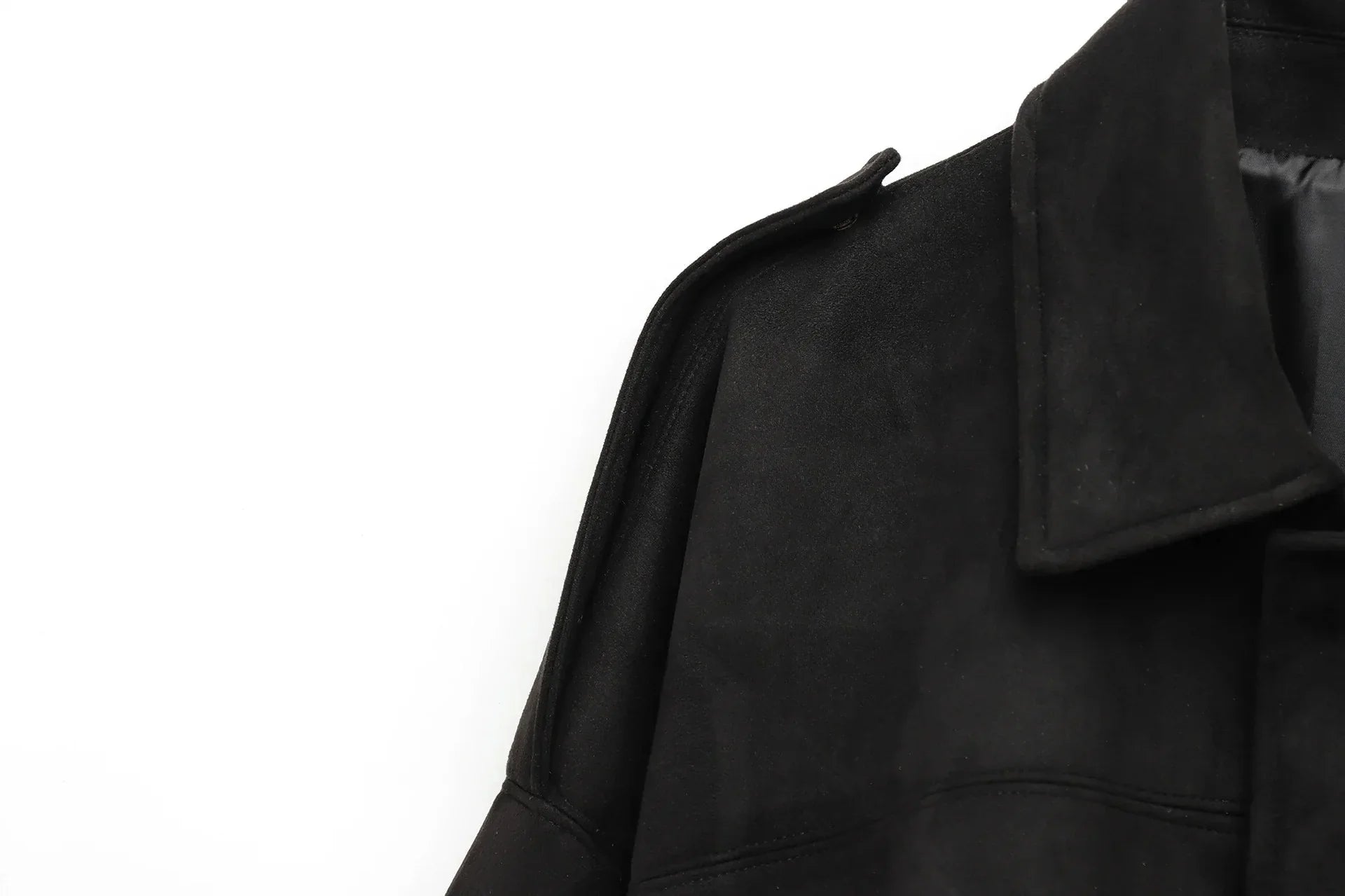 Suede Effect Jacket
