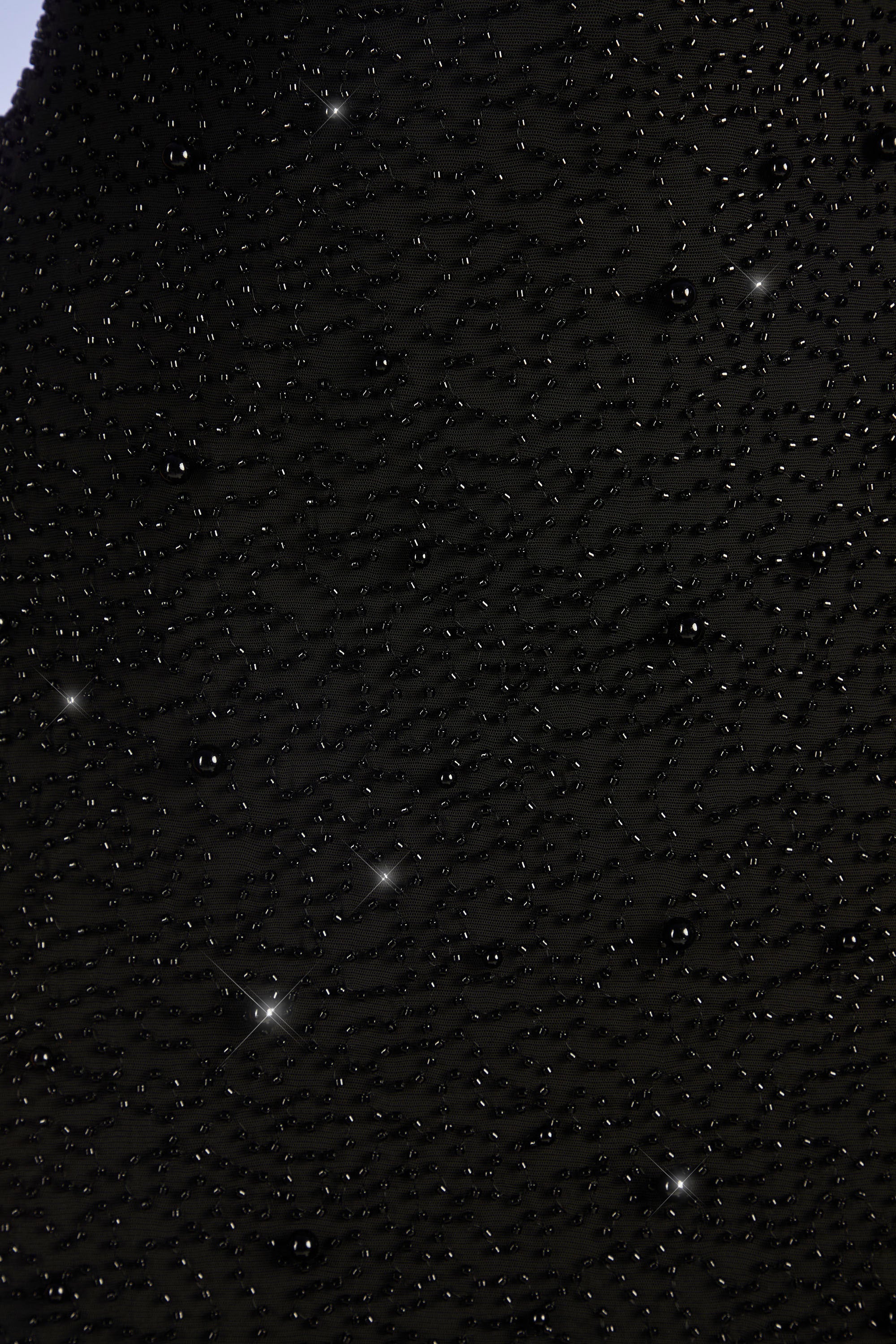 Pearl Embellished Maxi Dress