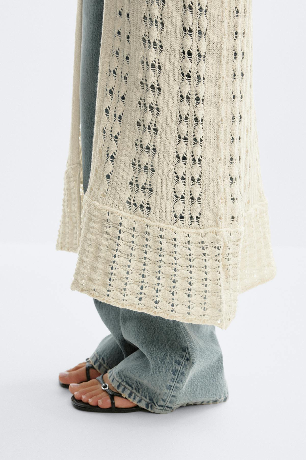 Crochet Pearl Maxi Dress