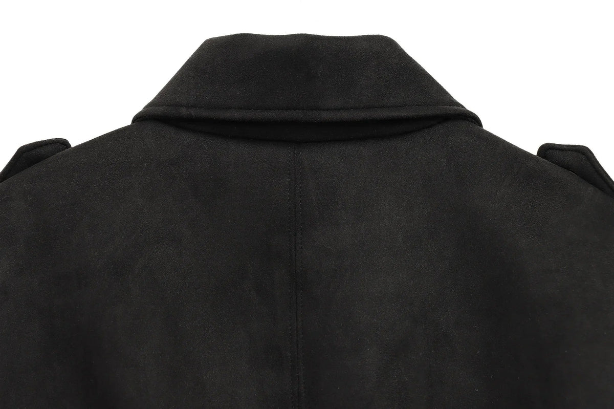 Suede Effect Jacket
