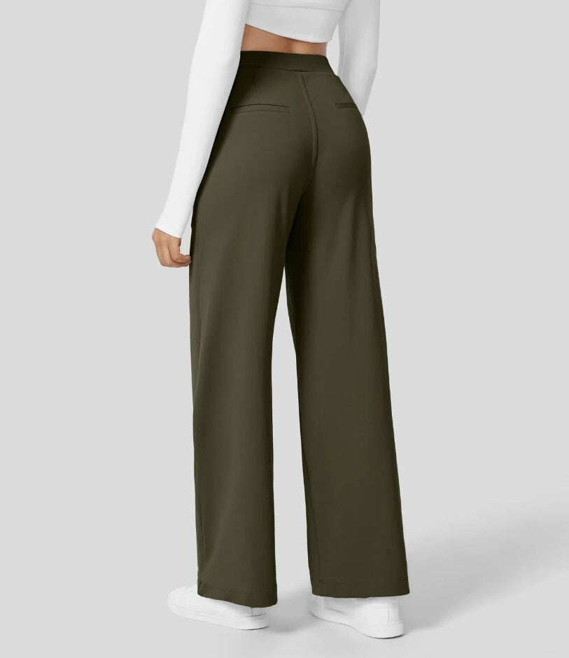 Lunara Wide-Leg Trousers