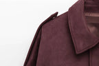 Suede Effect Jacket