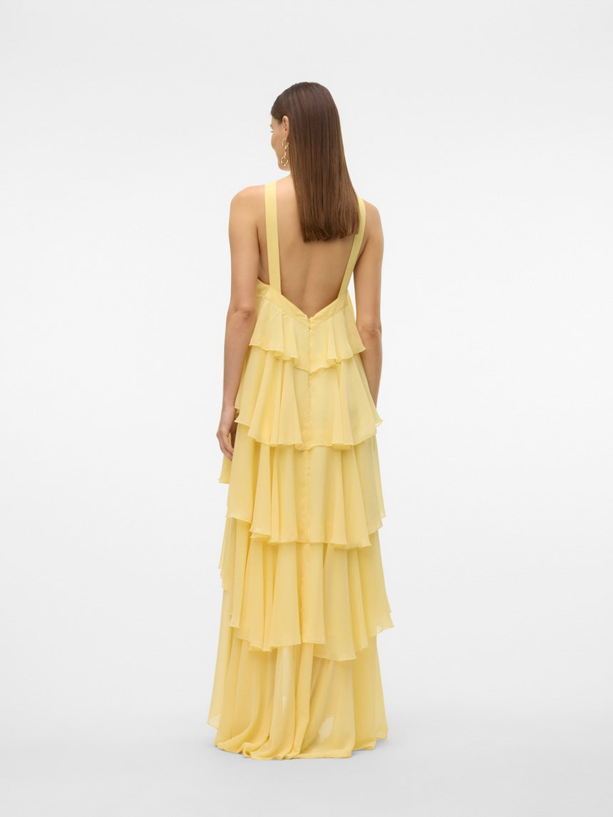 Élan Halter Maxi Dress