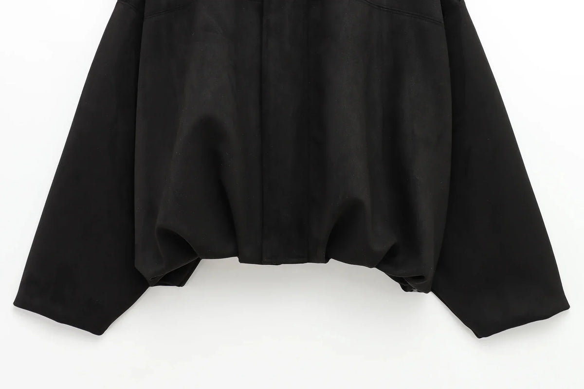 Suede Effect Jacket
