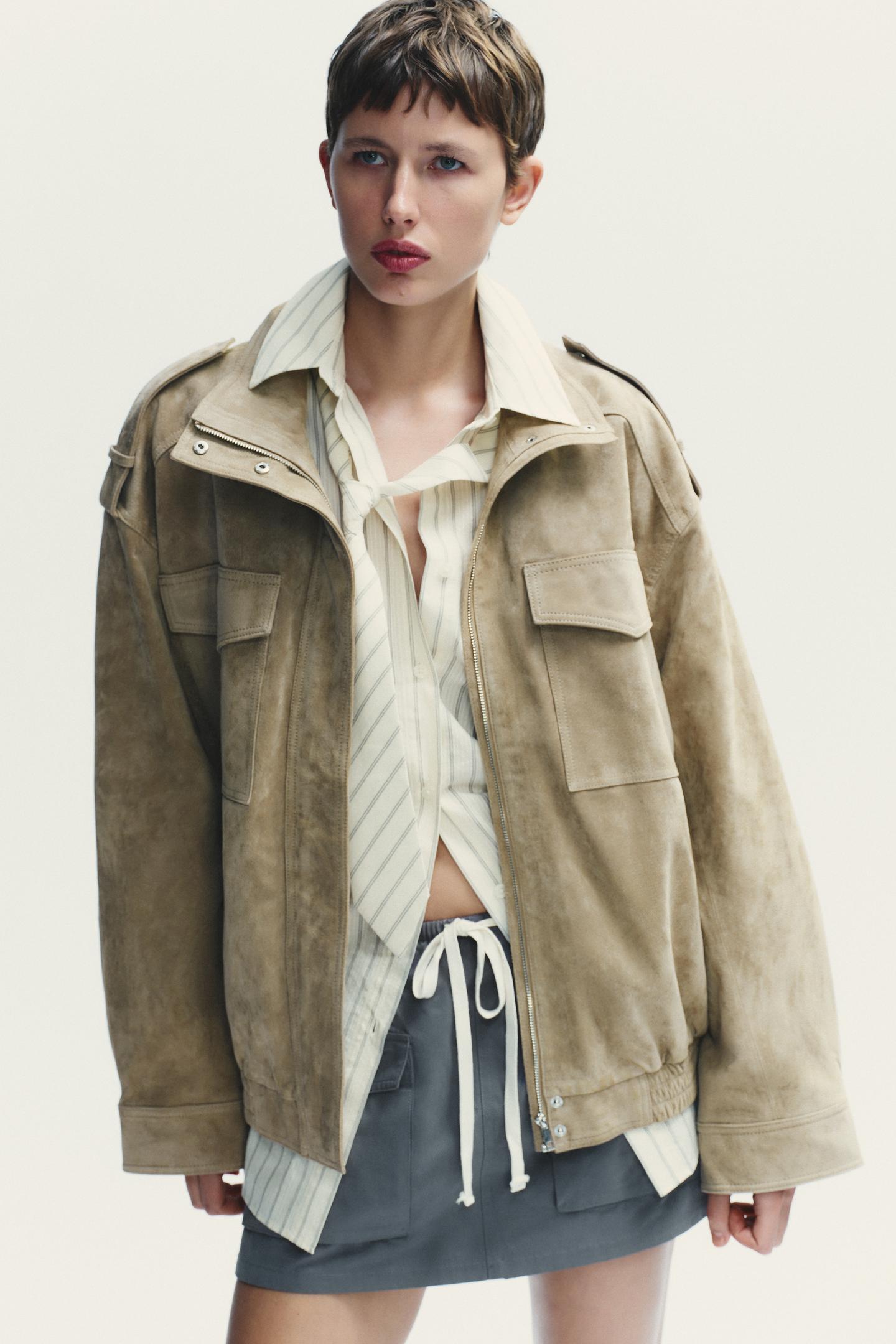 Arielle | Suede Leather Jacket