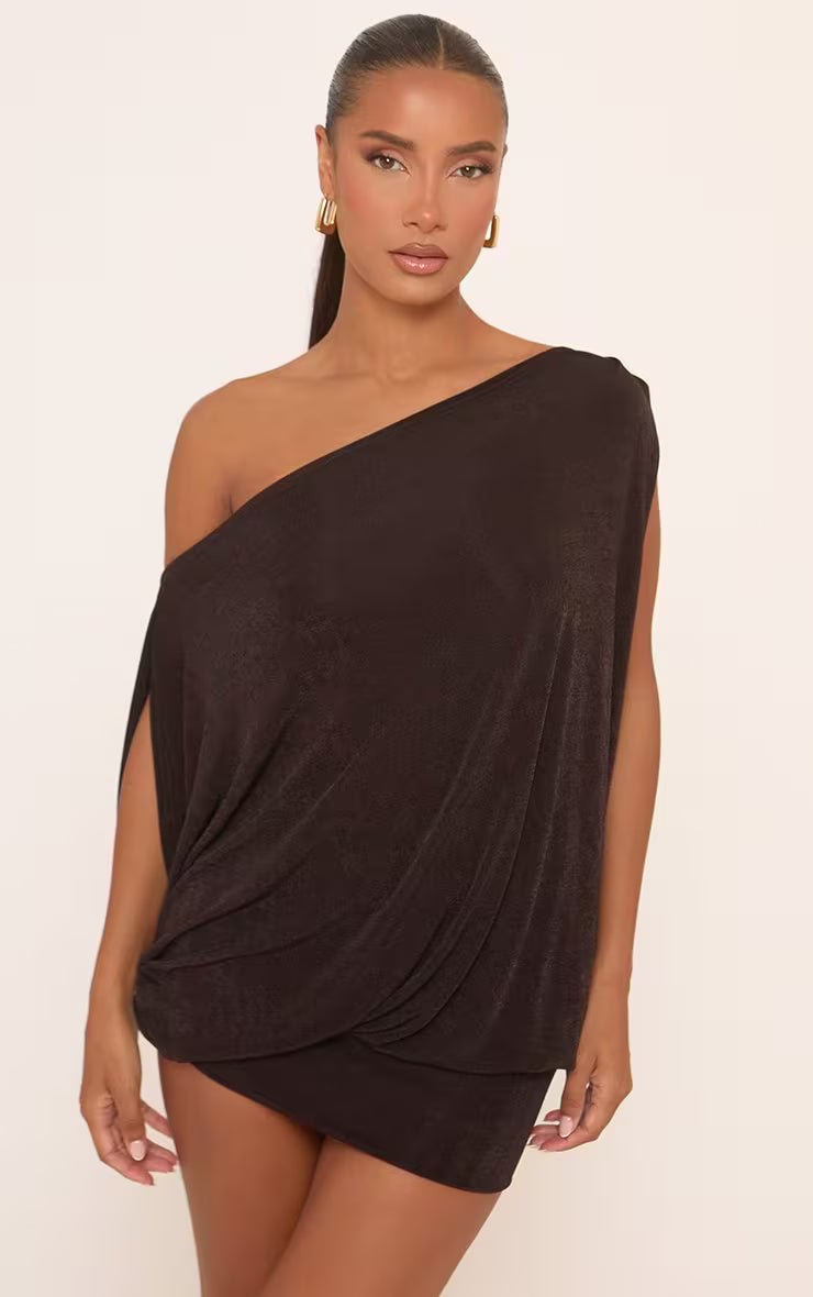 Luxe Off-Shoulder Mini Dress