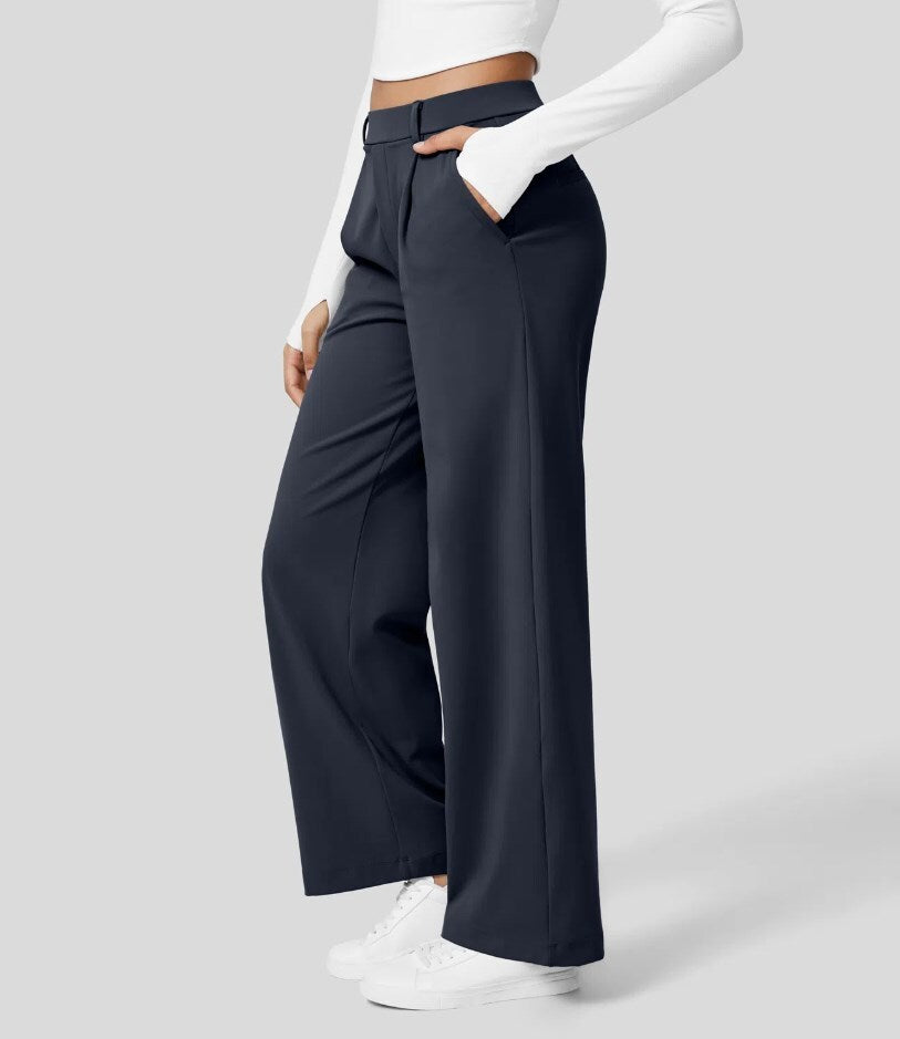 Lunara Wide-Leg Trousers