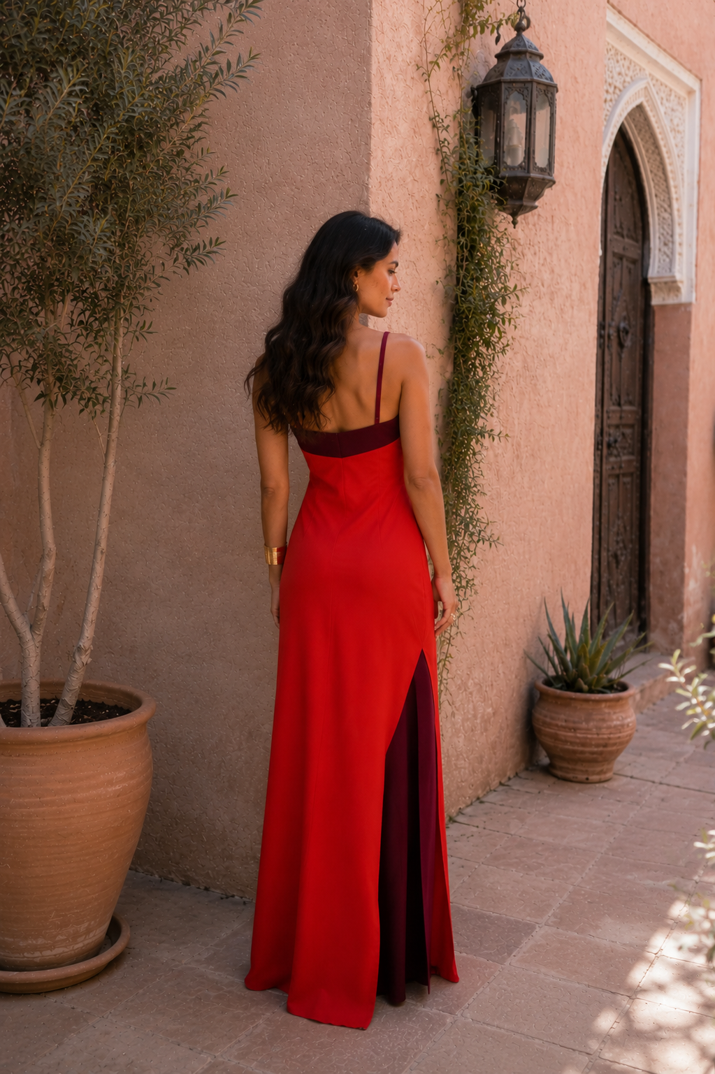 Elora Satin Maxi