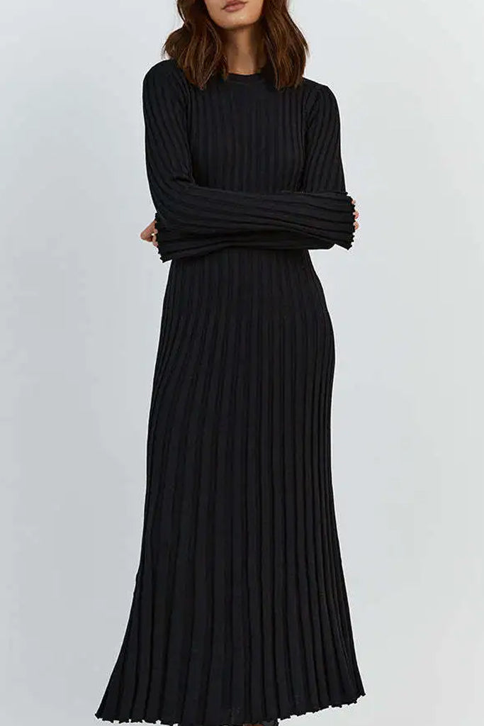 Timeless Ribbed Knit Dress
