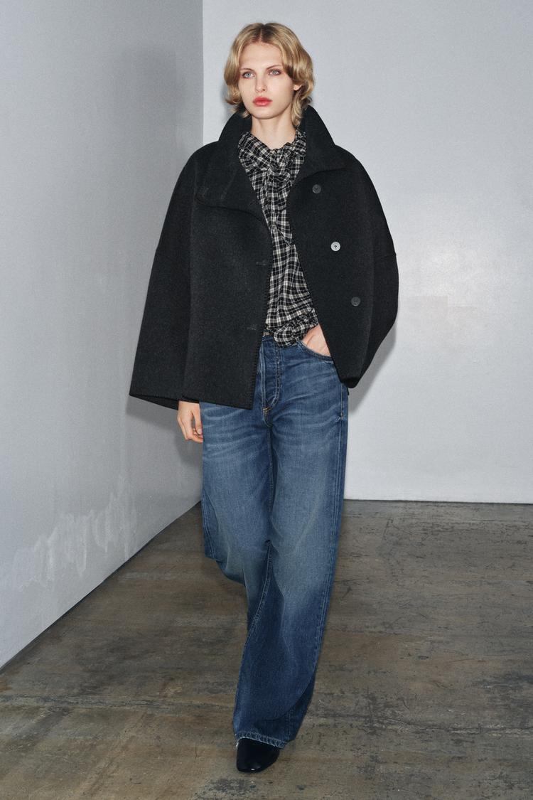 Wool Stitch Coat