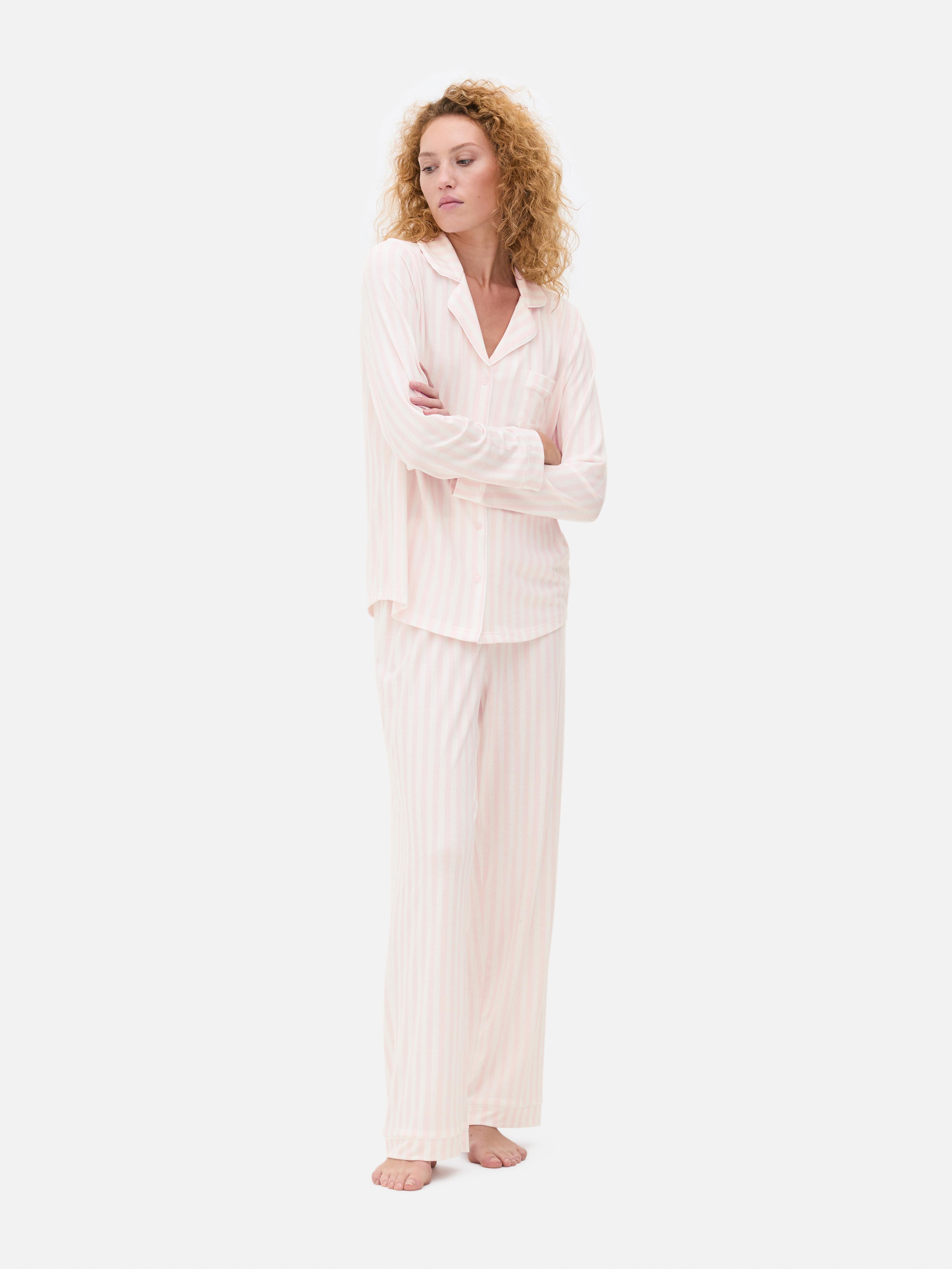 Marisse Striped Pyjama Set