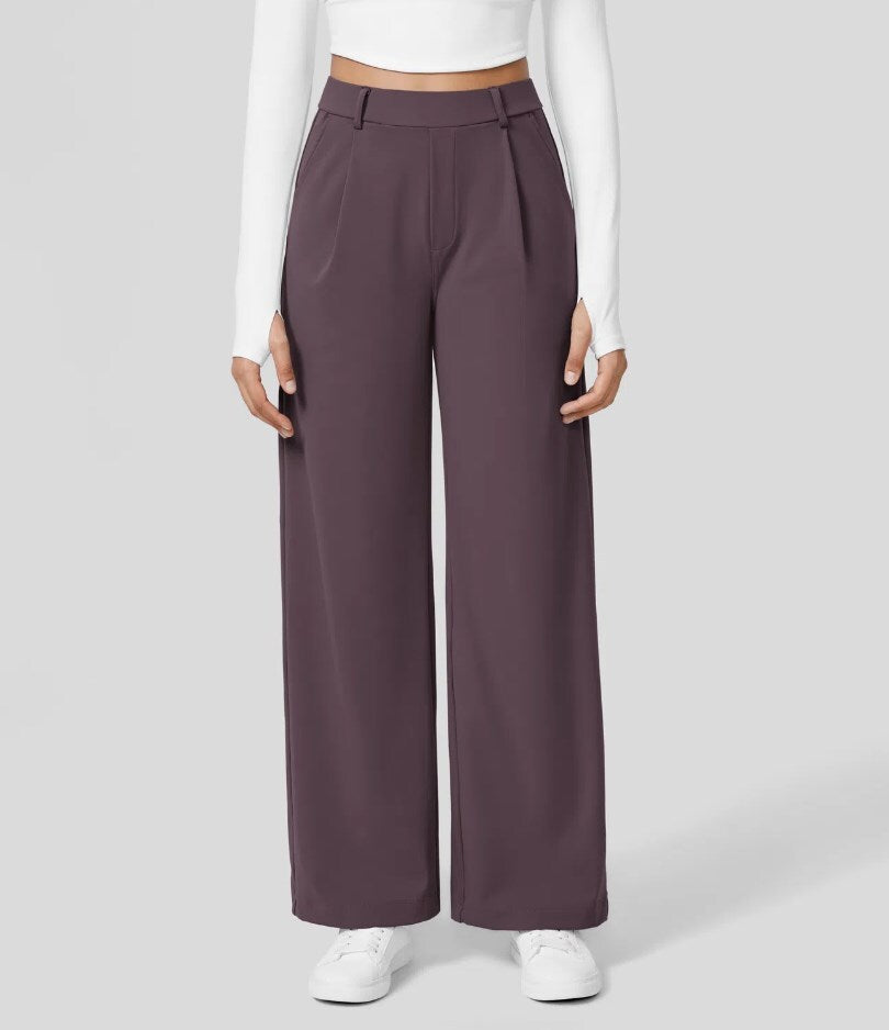 Lunara Wide-Leg Trousers
