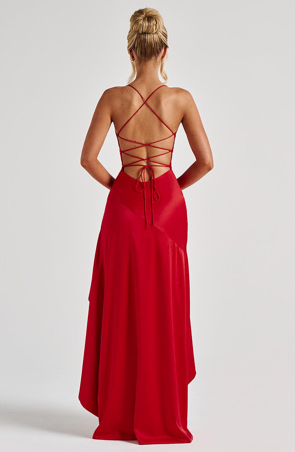 Sorelle Satin Maxi Dress