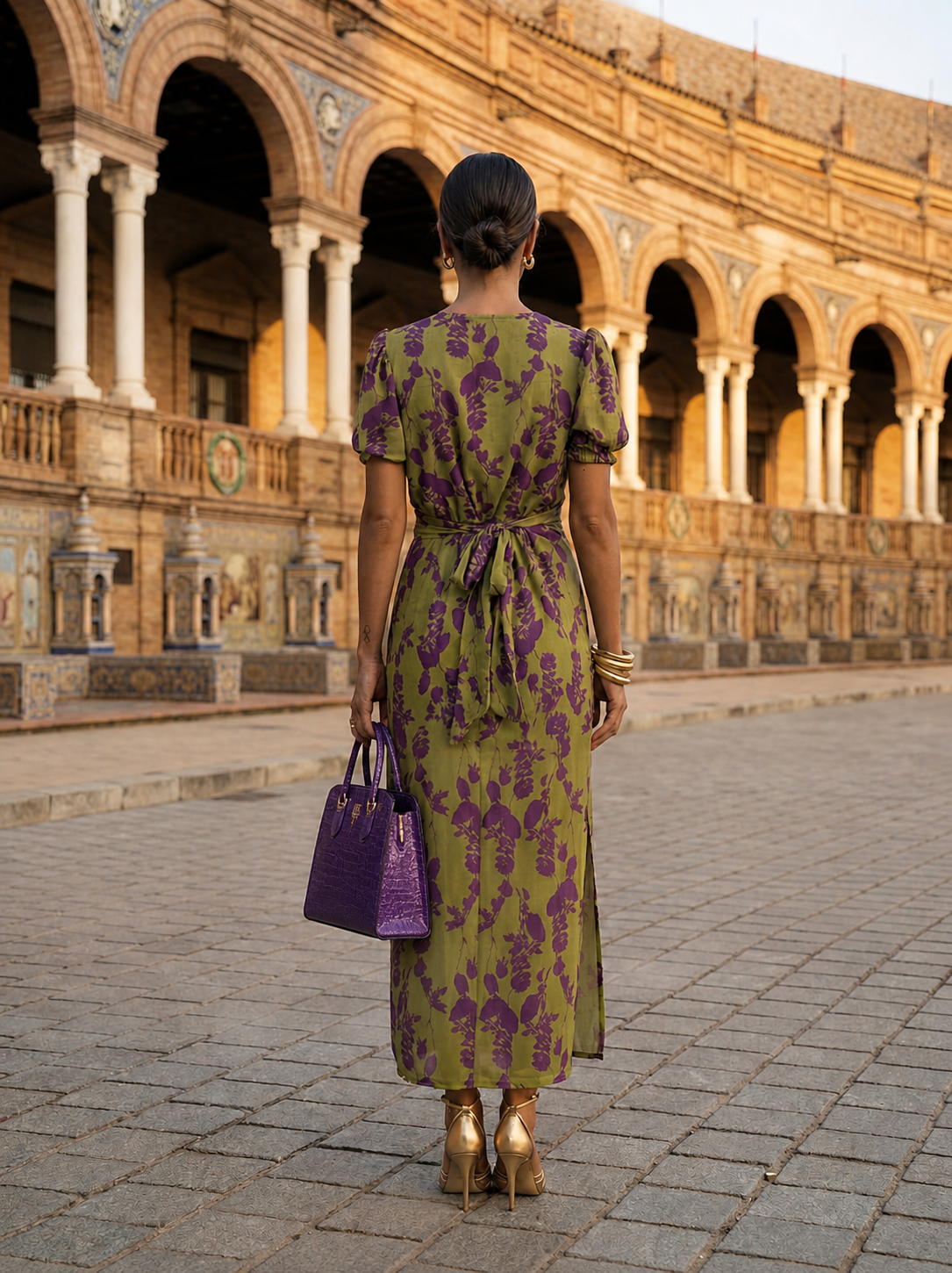 Lunelle Printed Midi